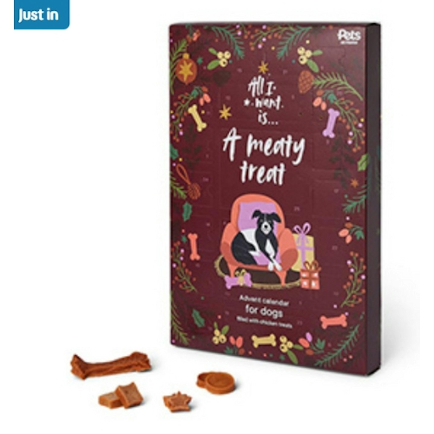 Pets at Home Christmas A Meaty Dog Treat Advent Calendar