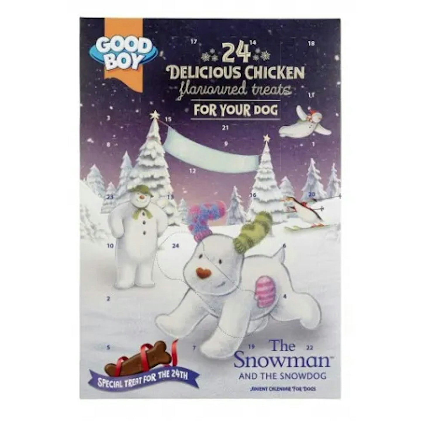 The Snowman and The Snowdog Crunchie Advent Calendar for Dogs