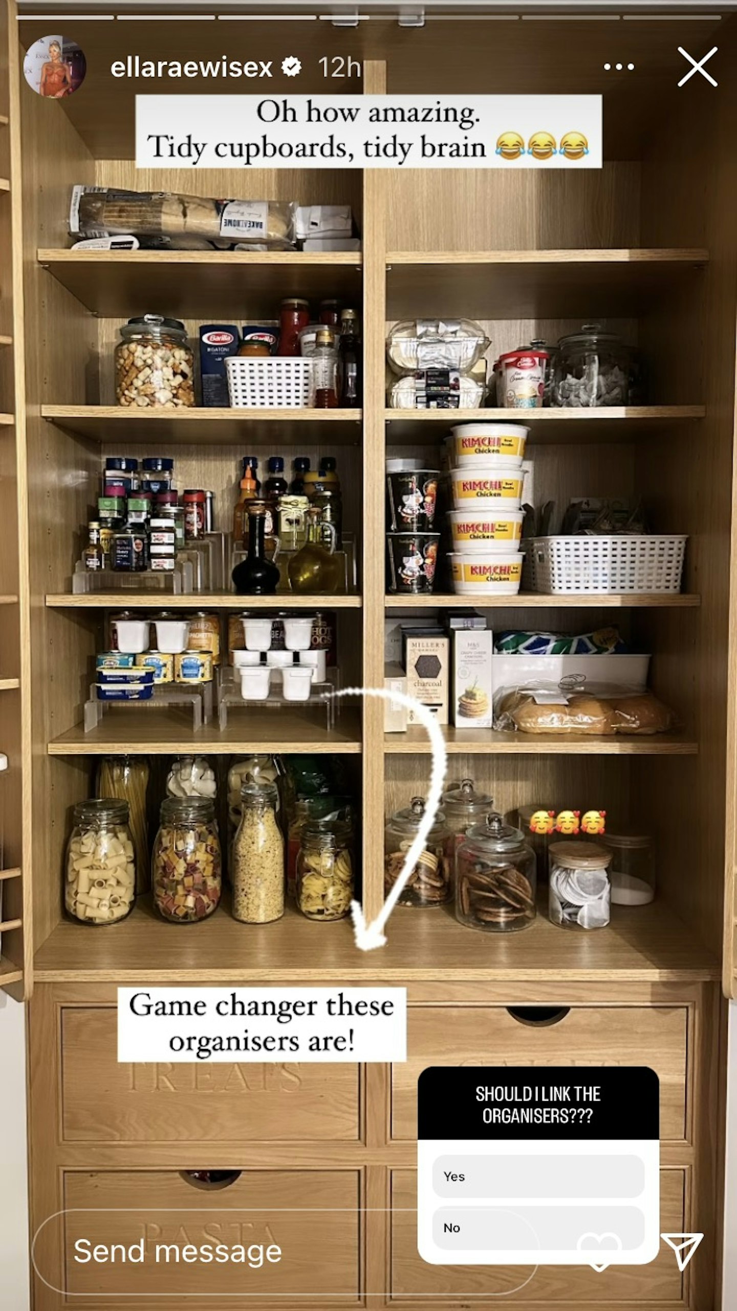 Ella Rae Wise's pantry