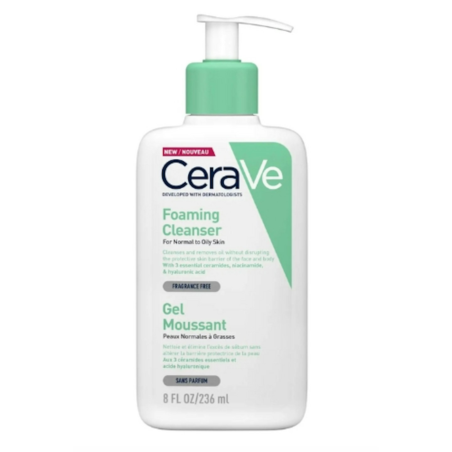 CeraVe Foaming Cleanser with Niacinamide for Normal to Oily Skin 236ml