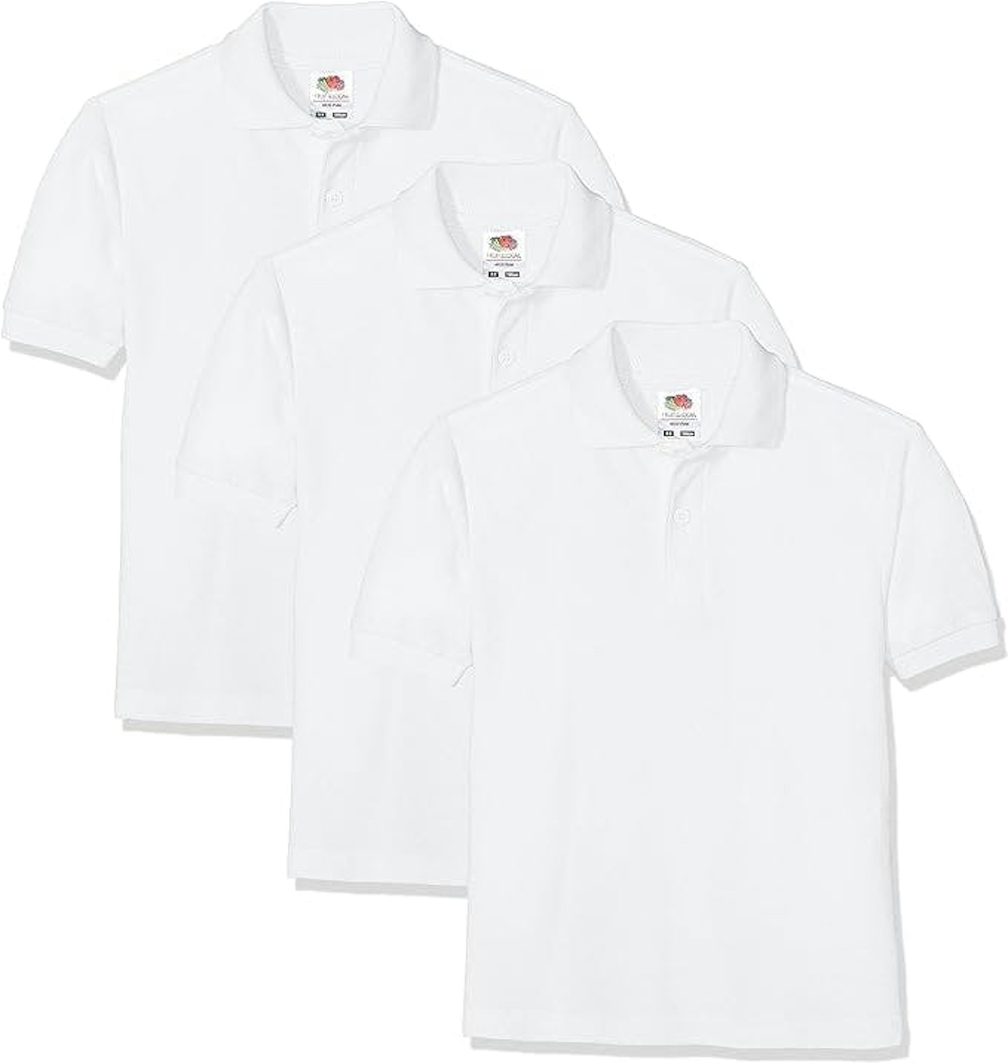 Fruit Of The Loom Short Sleeve Polo Shirt (Pack of 3)