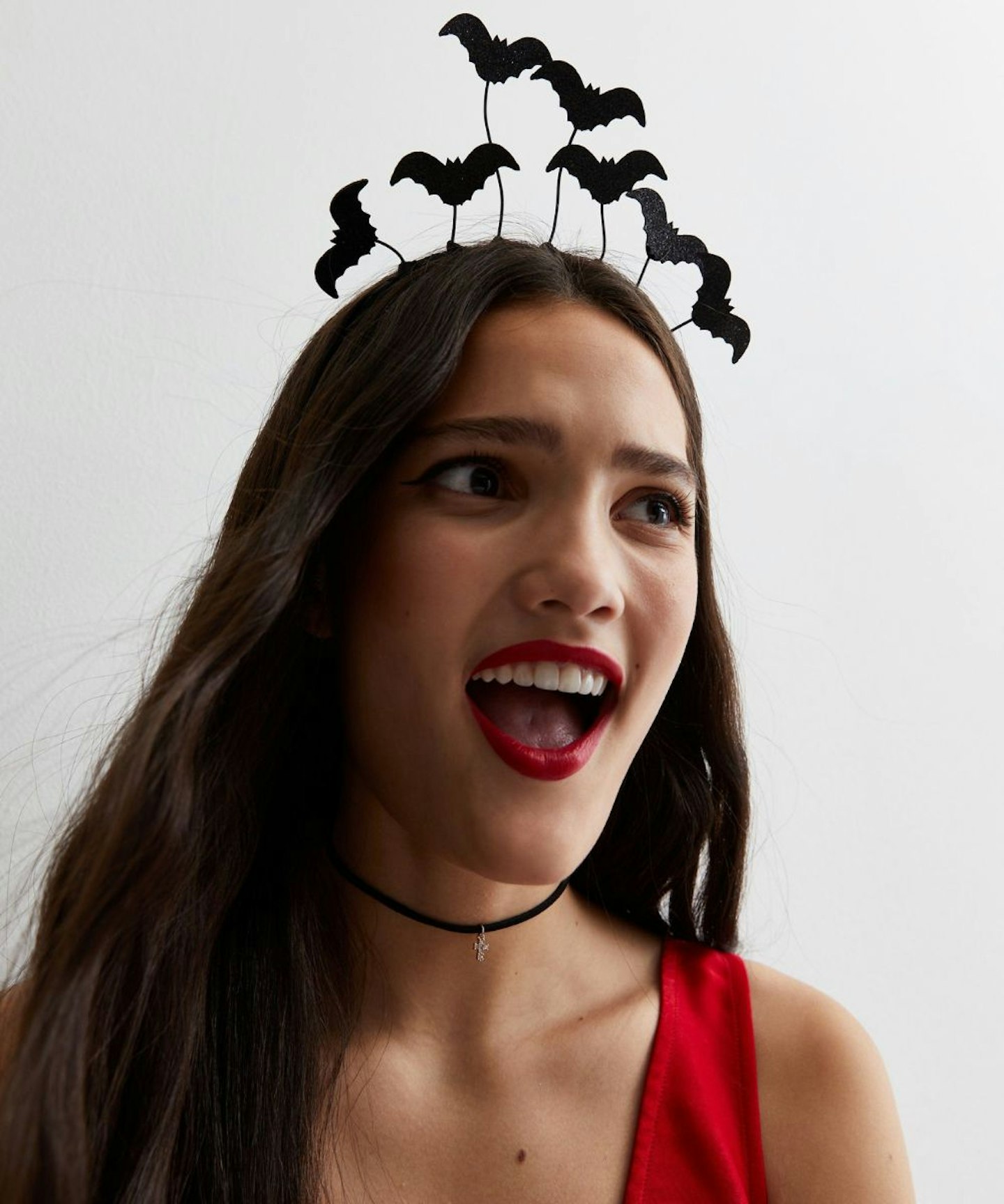 Black Glitter Bat Bopper Headband, New Look