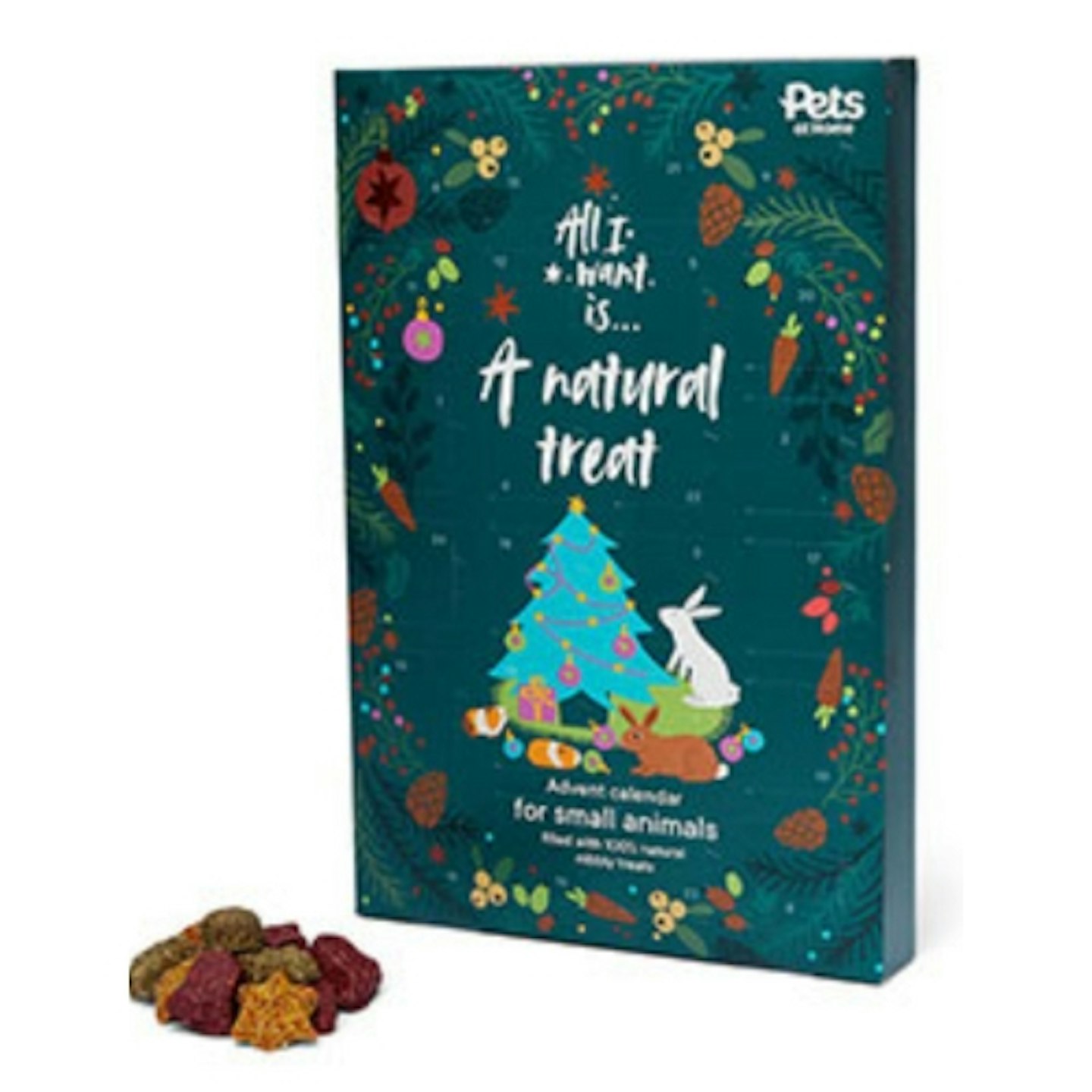 Pets at Home Christmas Natural Treat Small Animal Advent Calendar