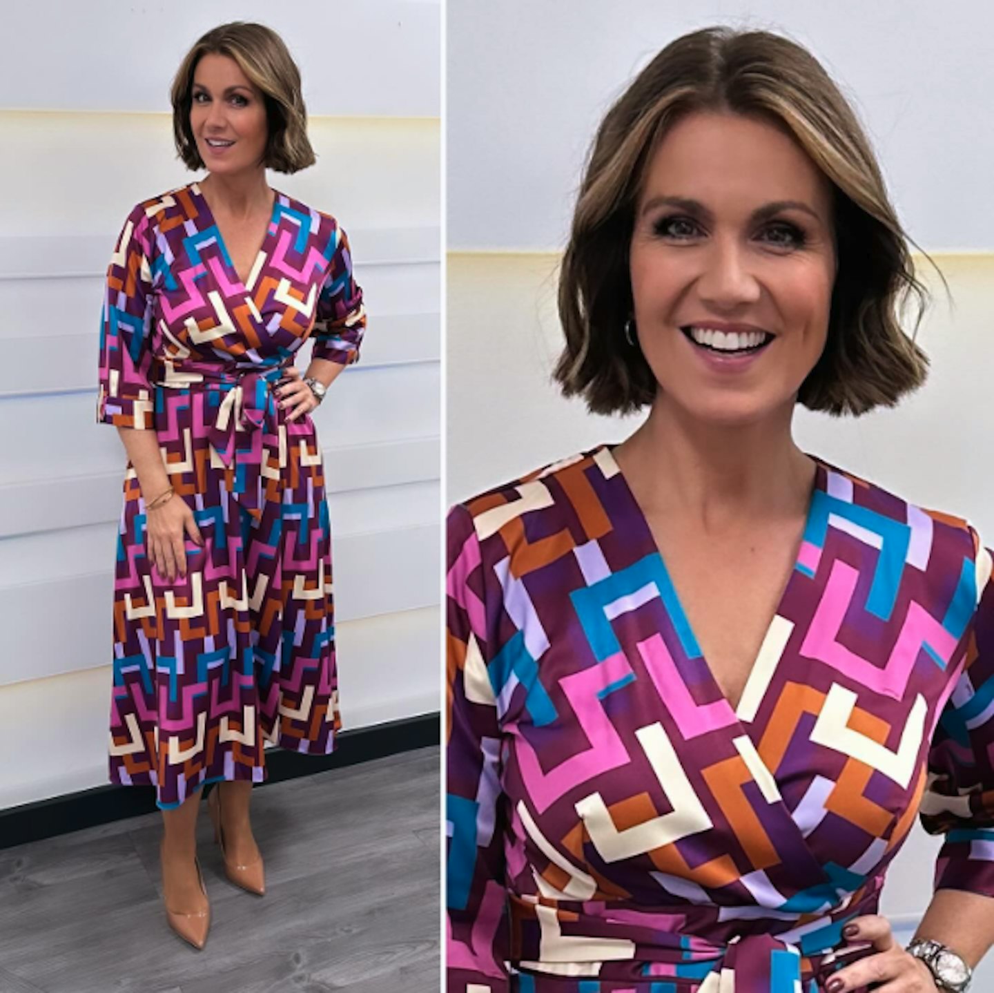 susanna reid purple dress