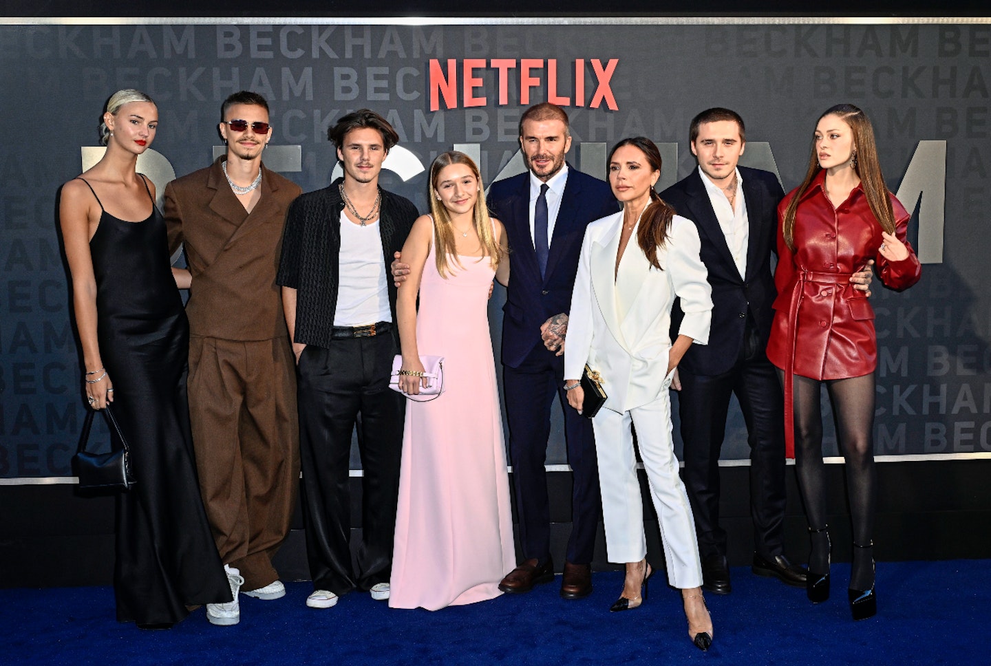 The Beckham family and Nicola Peltz