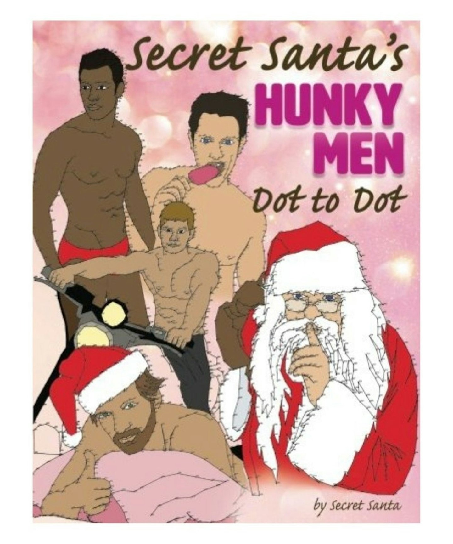 Secret Santa's Hunky Men Dot to Dot