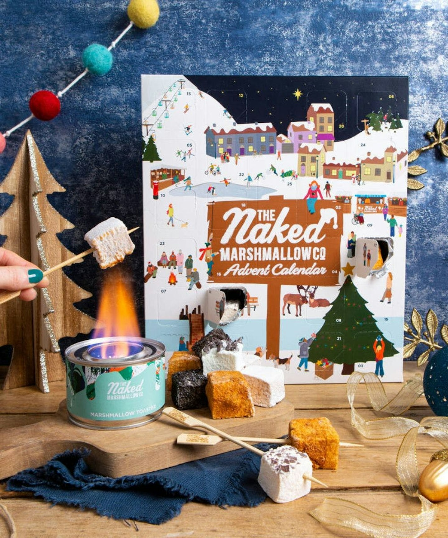 The Naked Marshmallow Co. Gourmet Marshmallow Advent Calendar