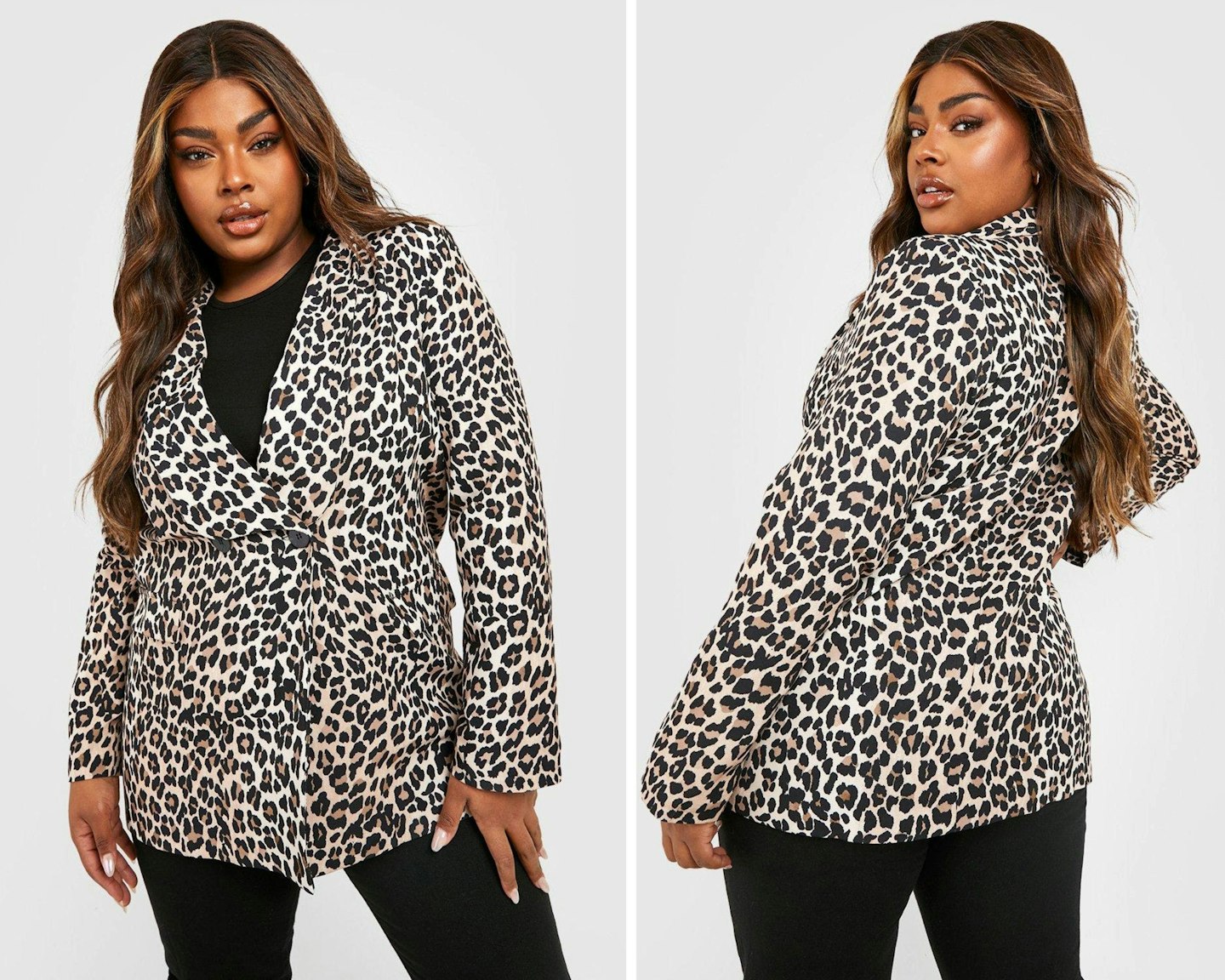 Alison's Leopard Print Blazer Dupe