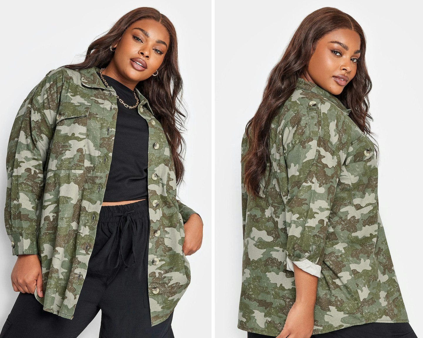 Alison's Camoflauge Jacket Dupe