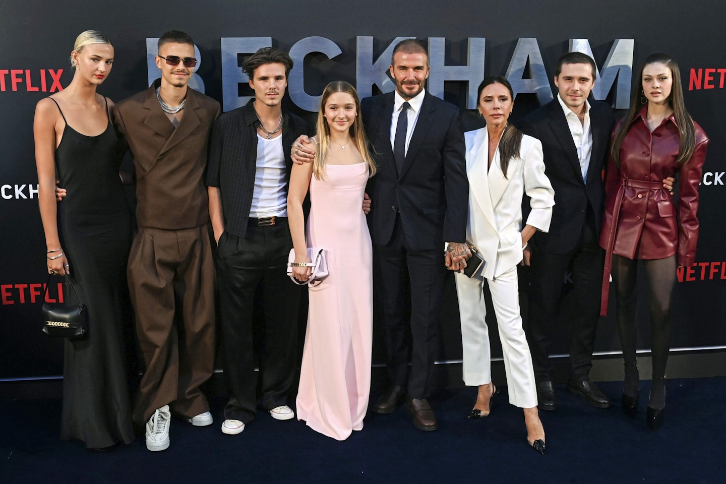 the beckhams unite for the premiere