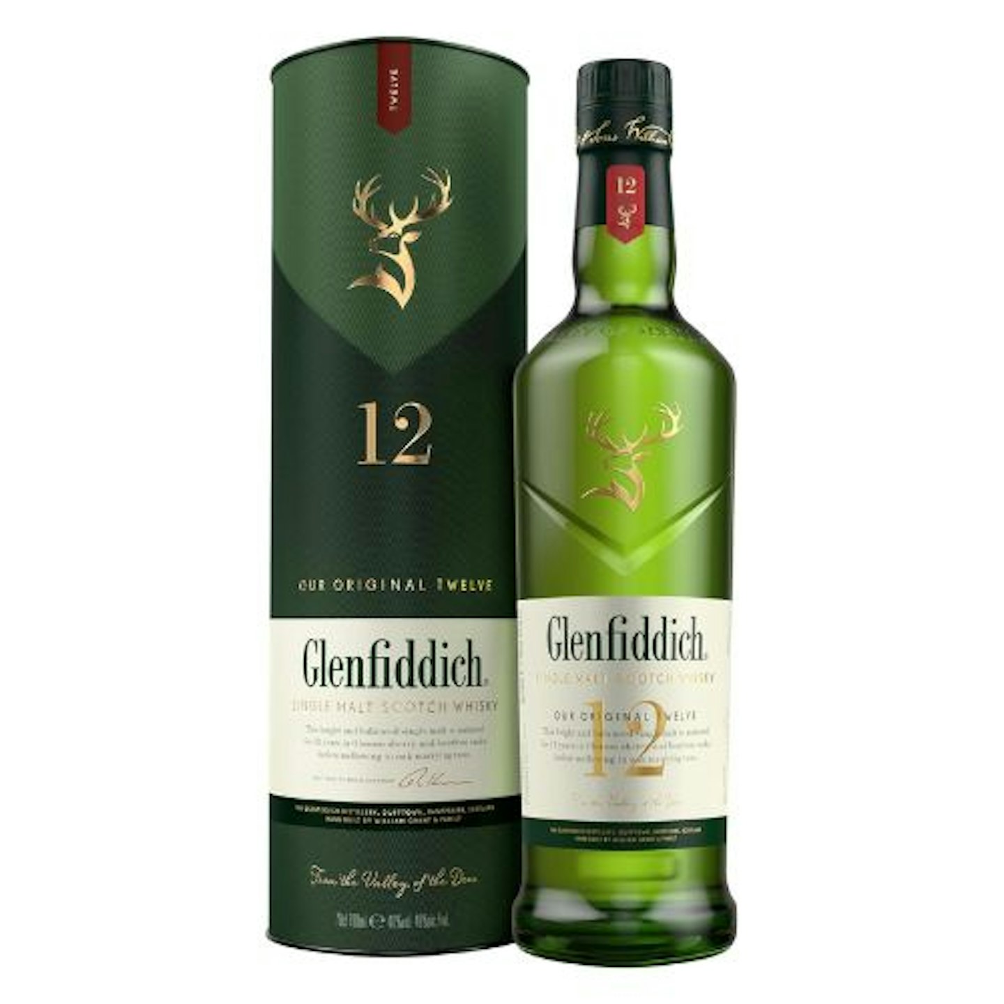 Glenfiddich 12 Year Old Single Malt Scotch Whisky