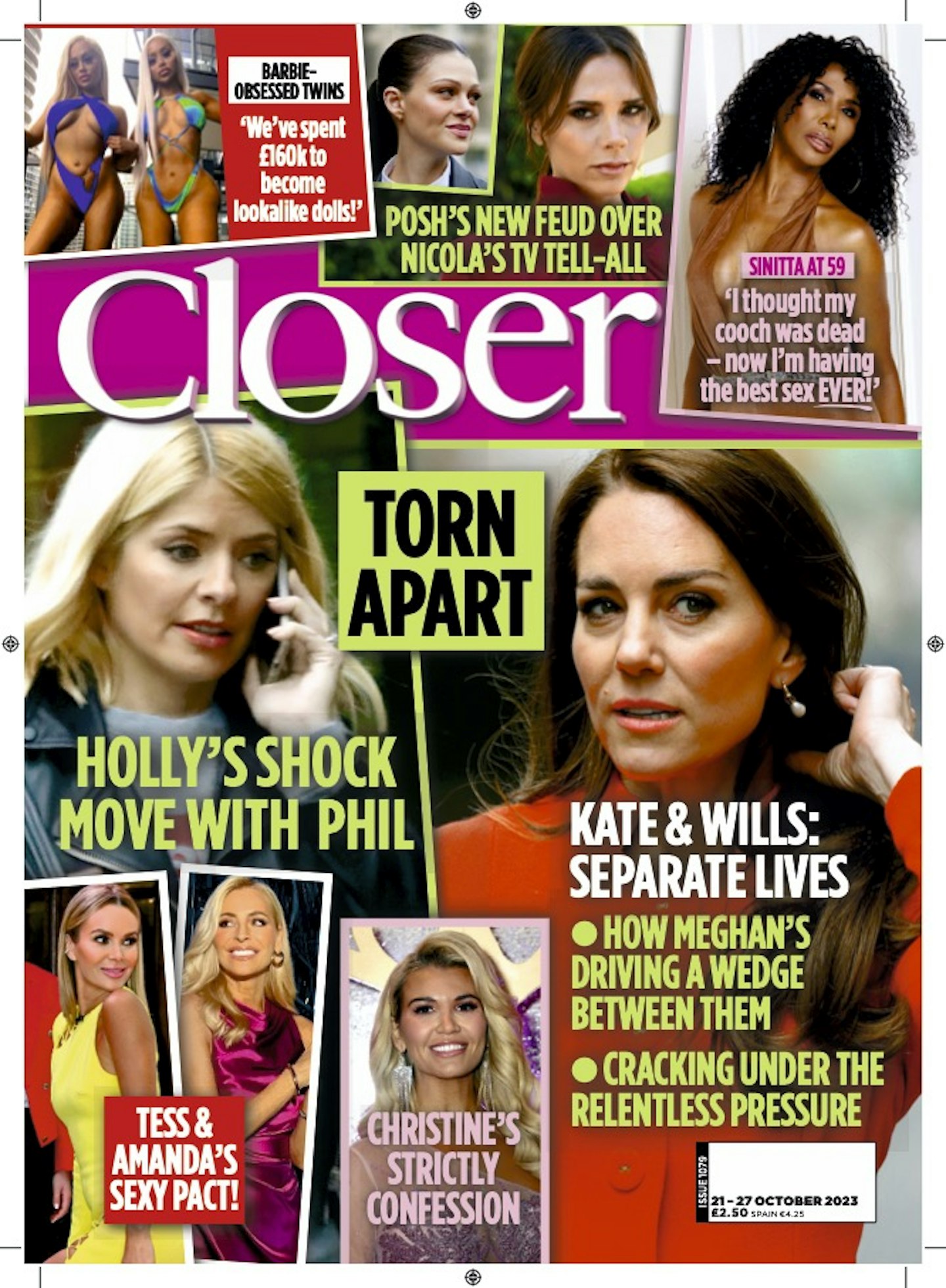 Closer magazine cover 17 October 2023
