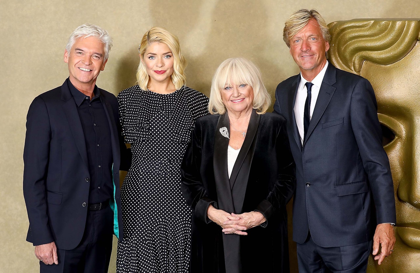 Phillip Schofield and Holly Willougby with Richard and Judy in 2018