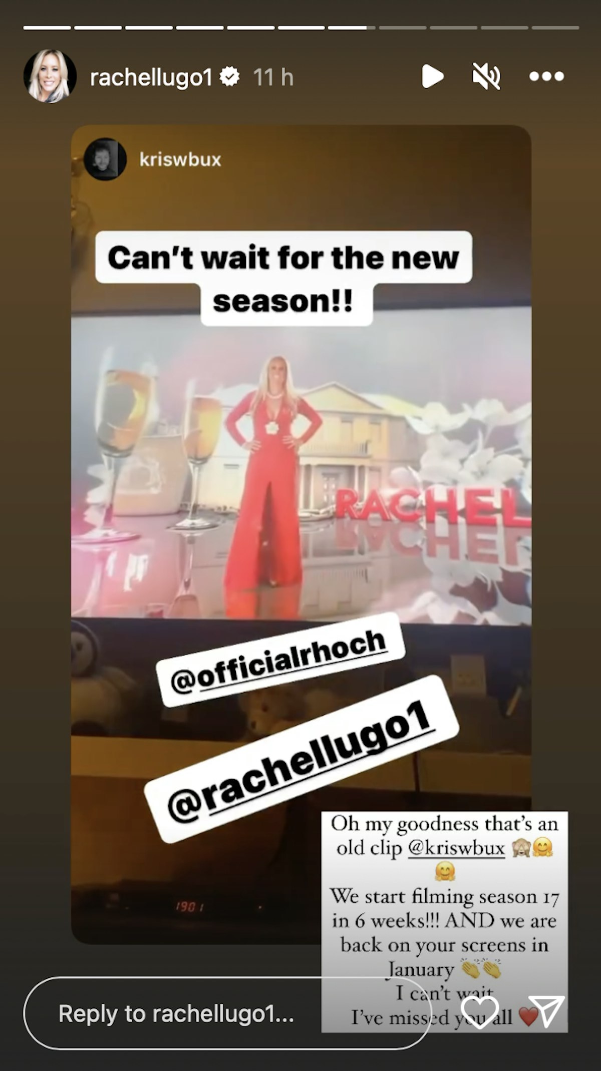 Real Housewives of Cheshire Rachel Lugo reveals when the series is