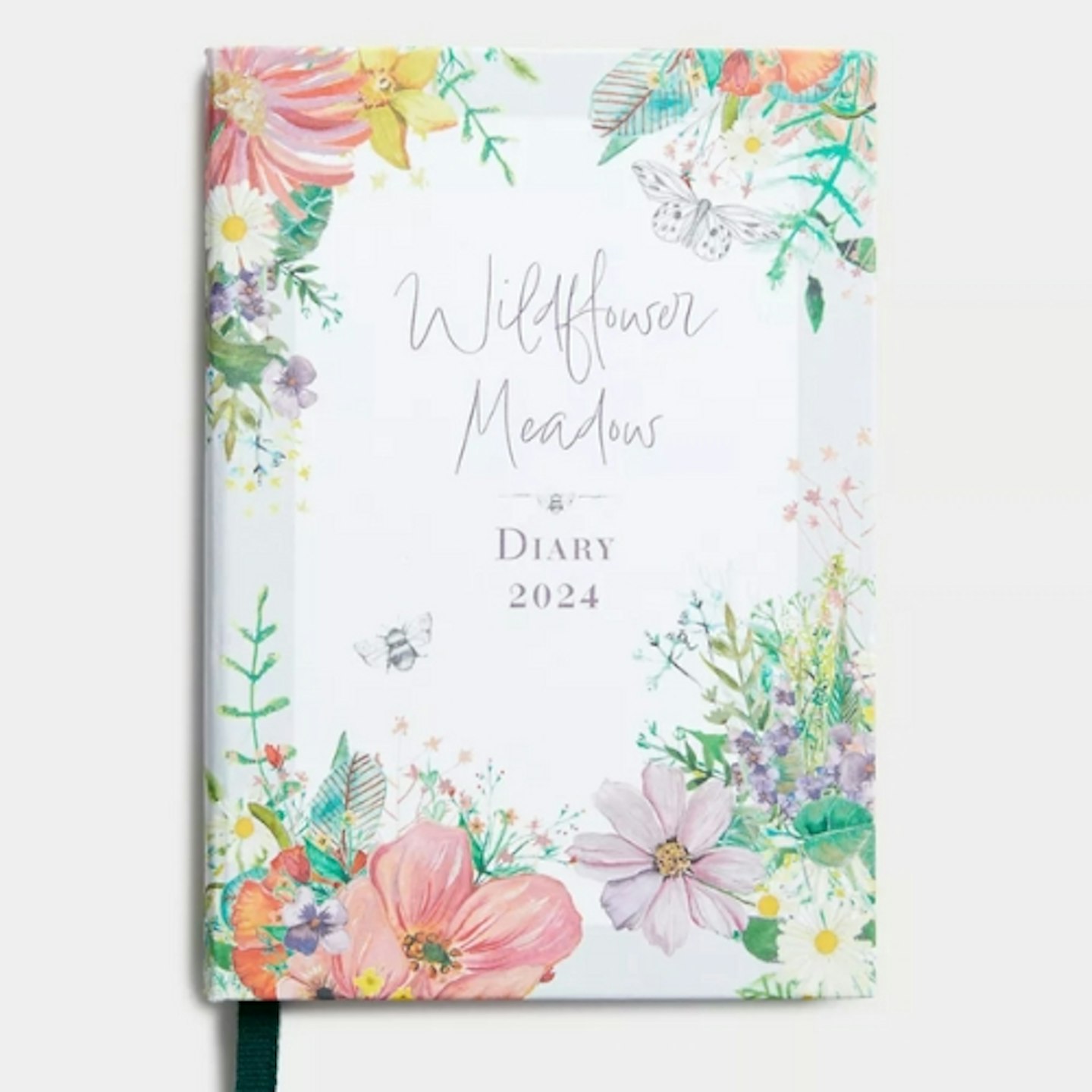 2024 Small A6 Week to View Diary - Wildflower Meadow Design