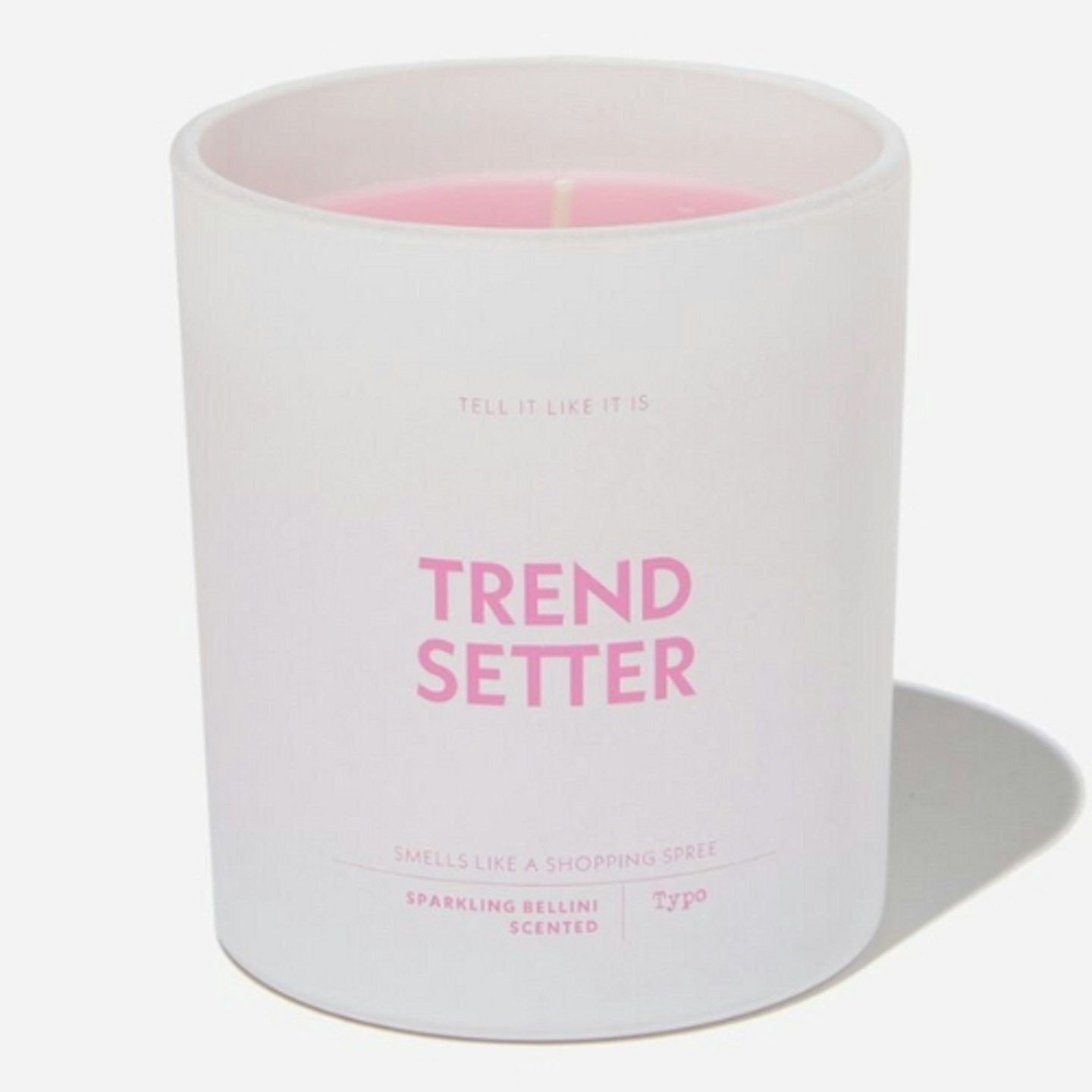 Typo Tell It Like It Is Candle