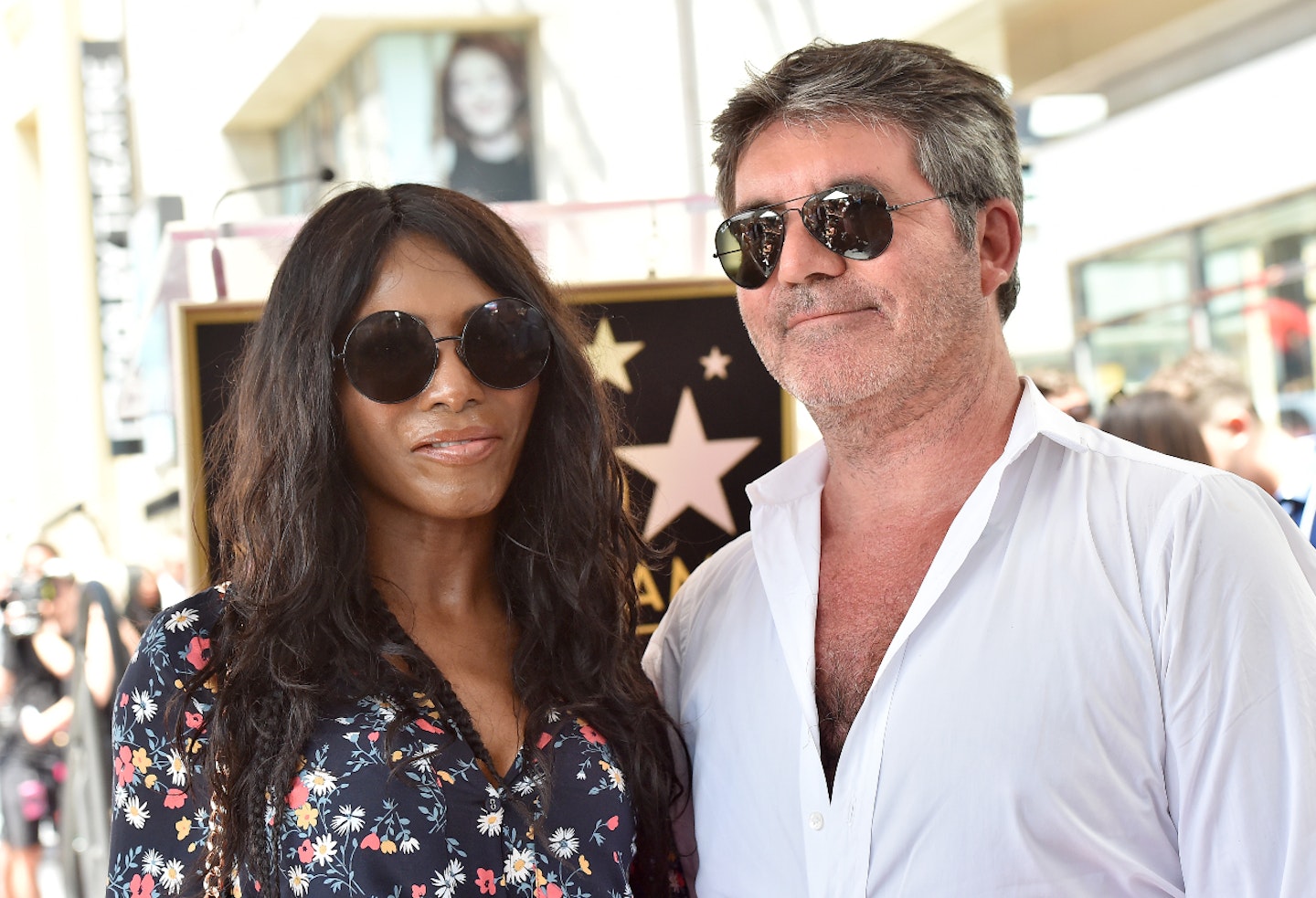 Sinitta and Simon Cowell