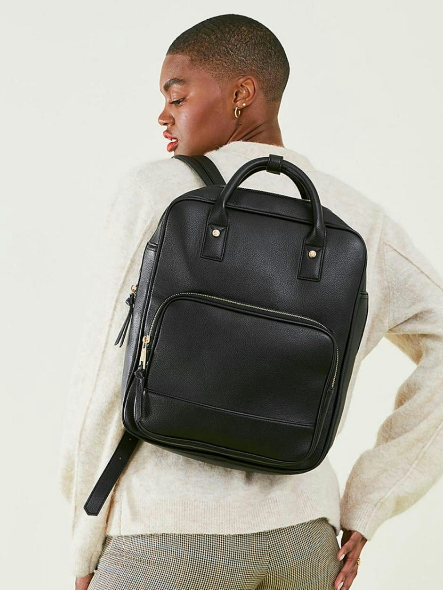 Accessorize Pocket Top Handle Backpack