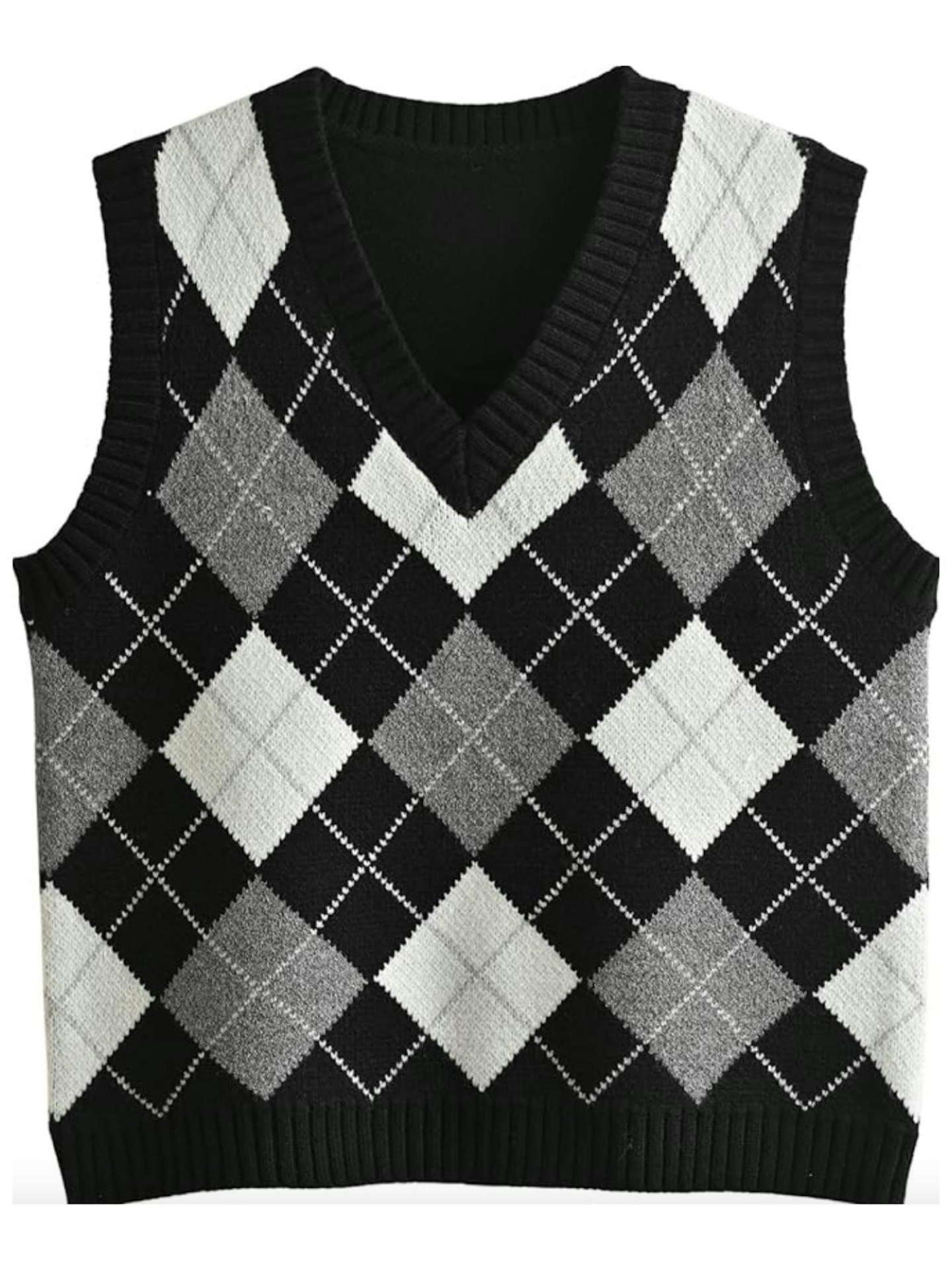 Hyipels Argyle Sweater Vest