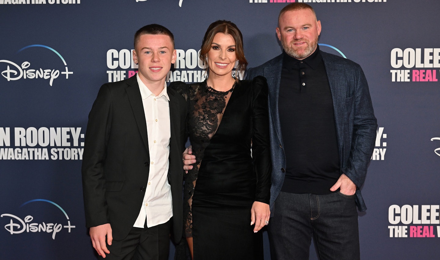 Kai Rooney, Coleen Rooney and Wayne Rooney