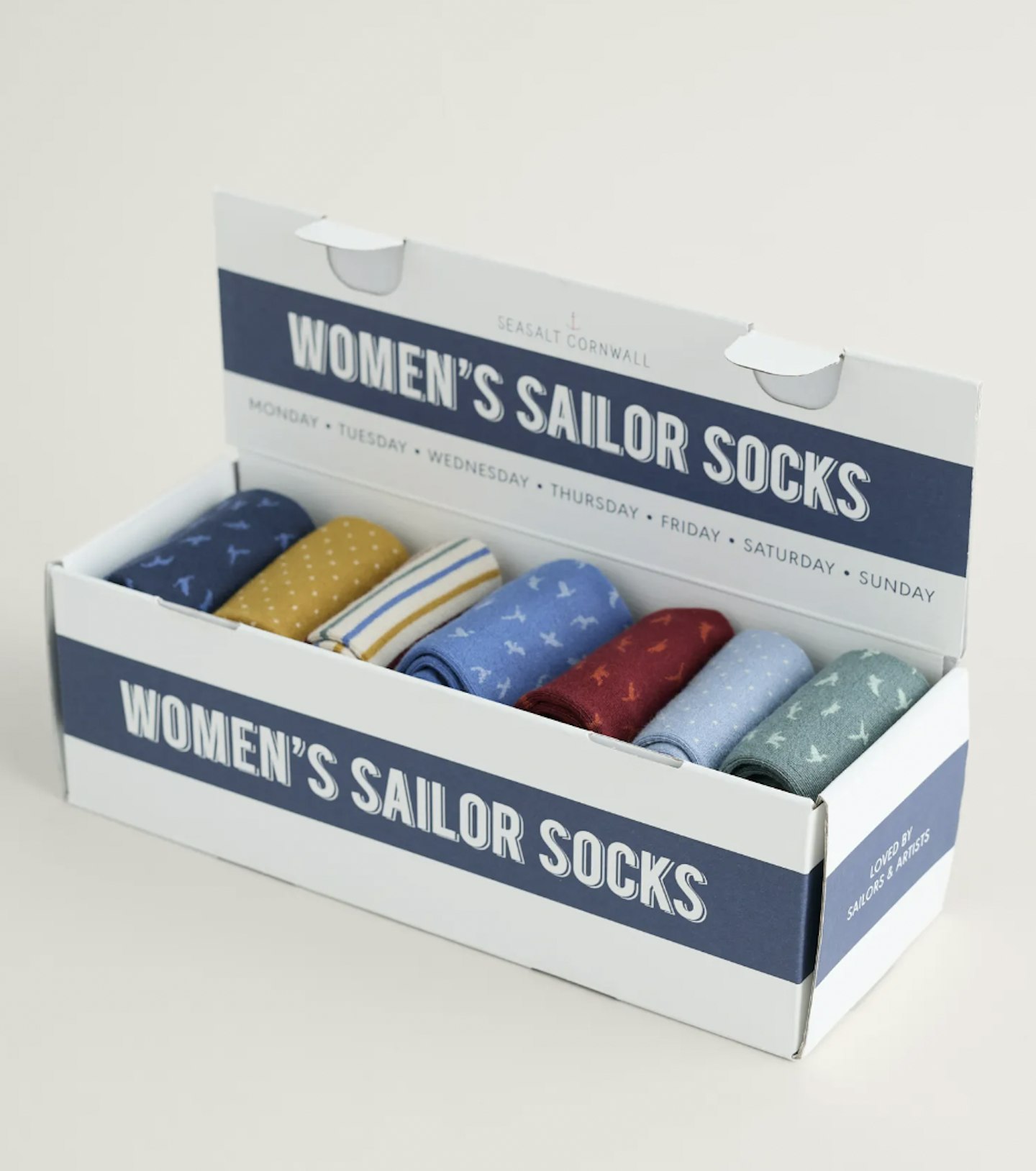 Box of 7 Women's Sailor Socks