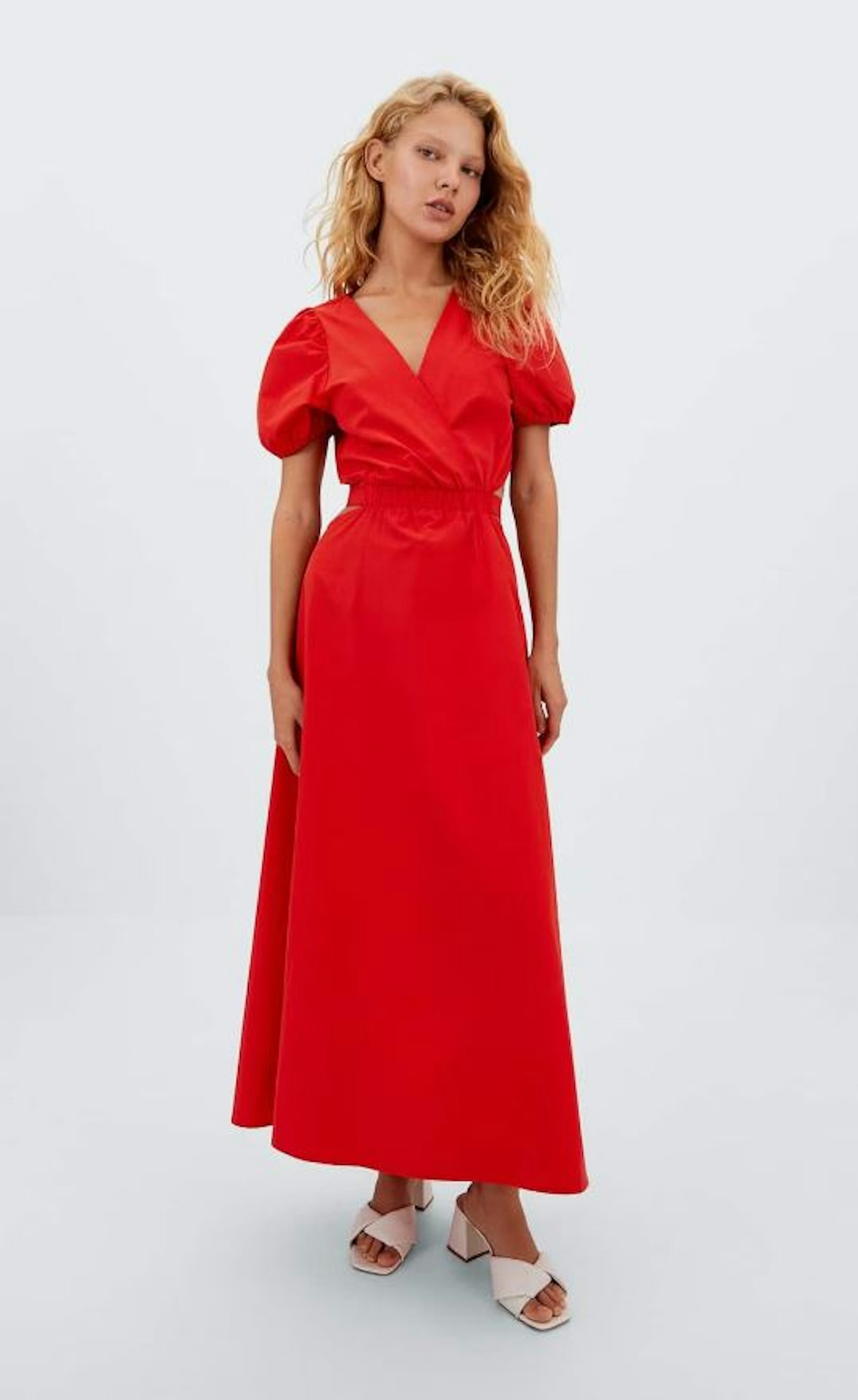 Stradivarius cut-out red maxi.jpg