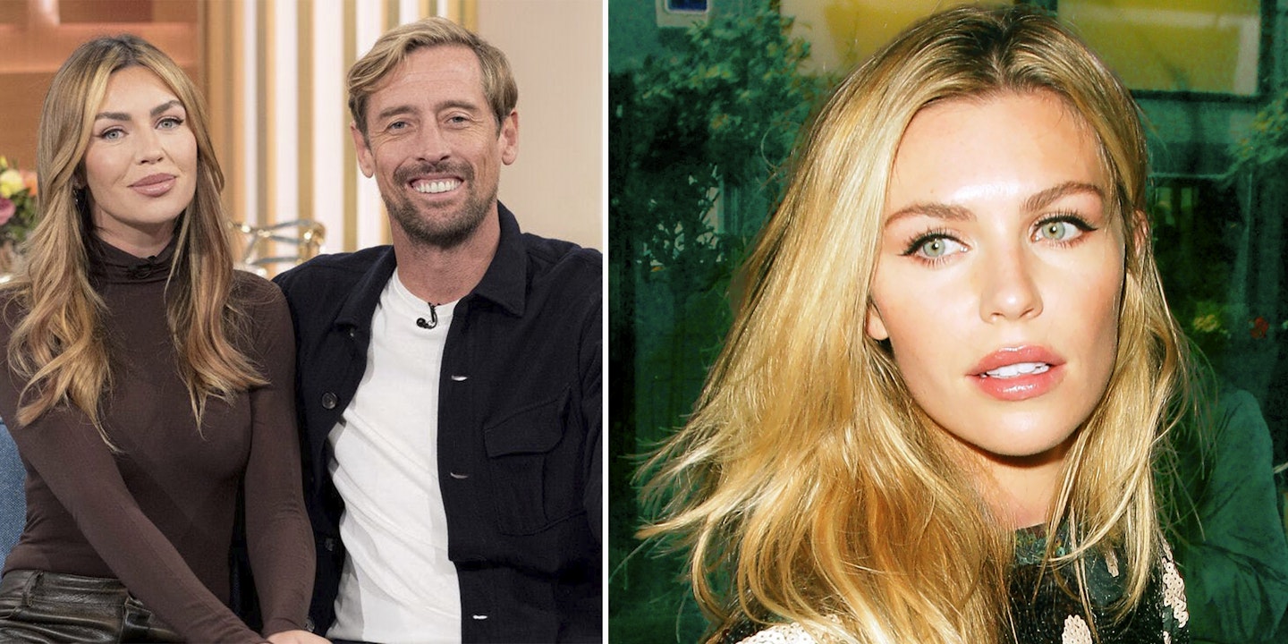Abbey Clancy and Peter Crouch in a comped image