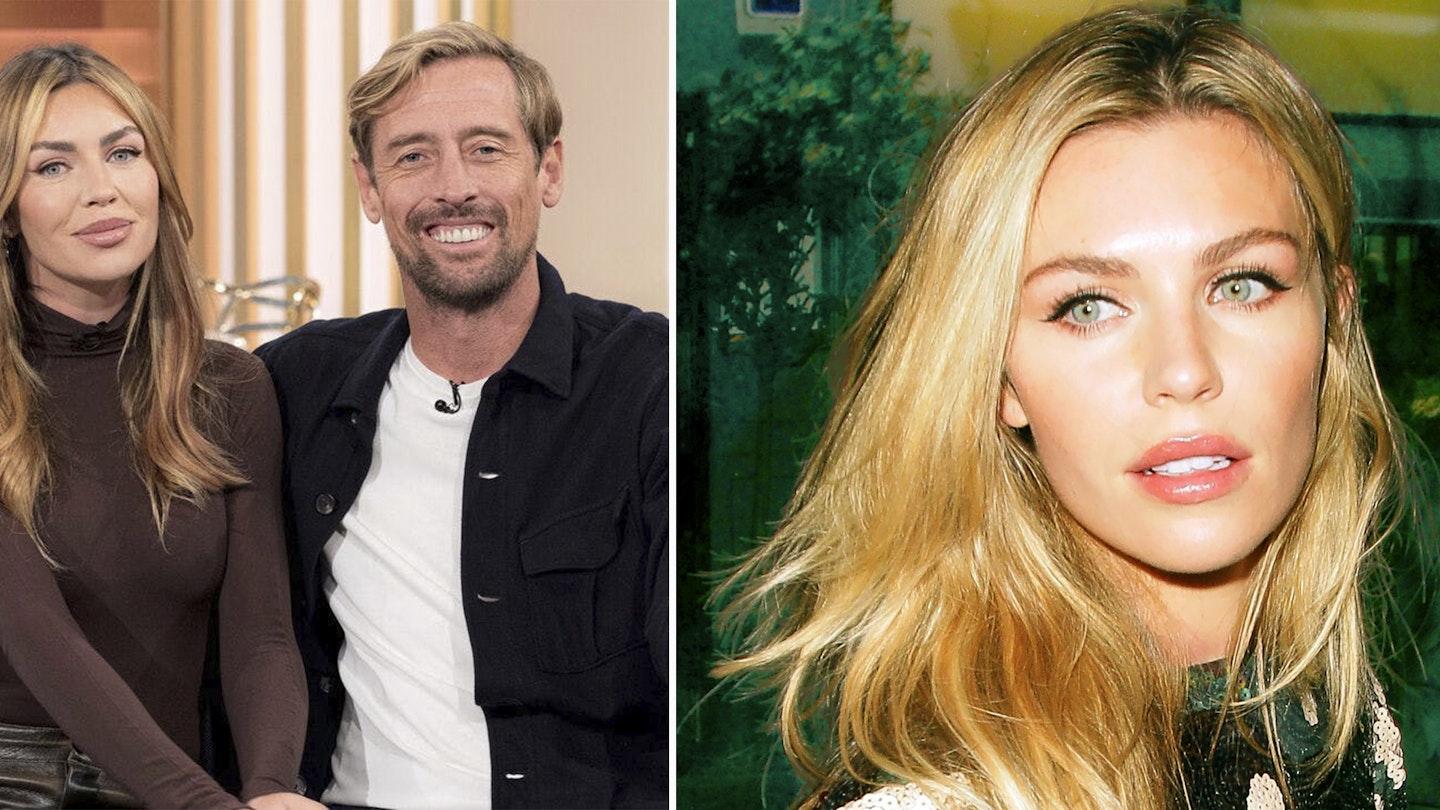Abbey Clancy and Peter Crouch in a comped image