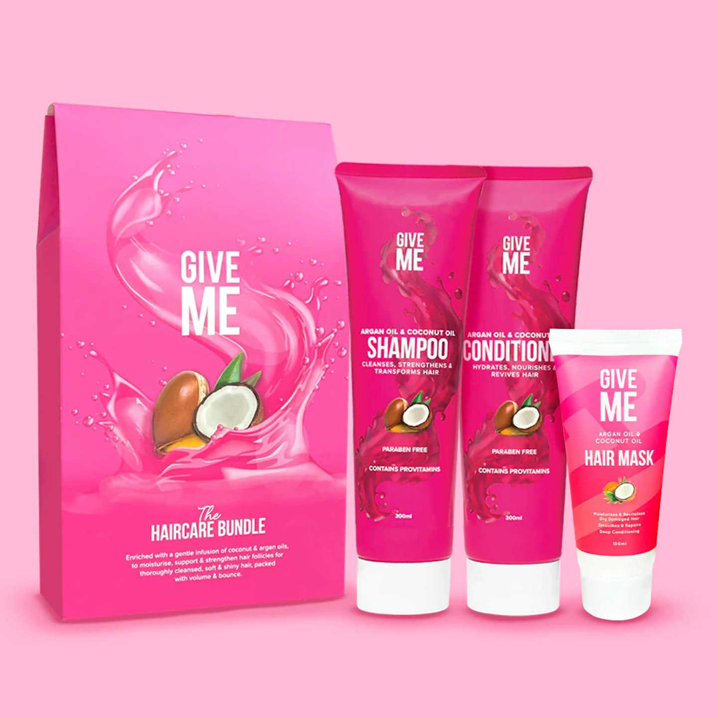 Give Me The Haircare Bundle - Argan Oil & Coconut Oil