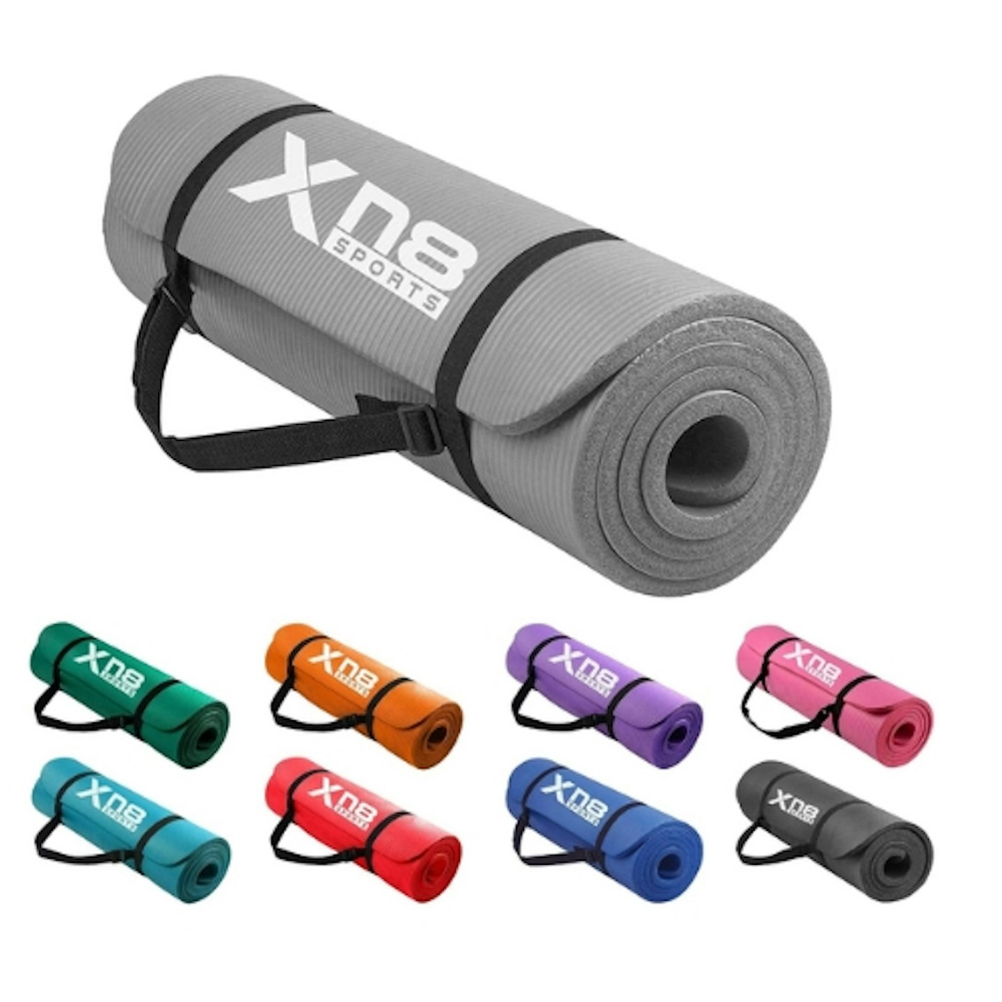 Xn8 Yoga Mat 15mm Thick NBR Exercise Mat with Carrying Strap