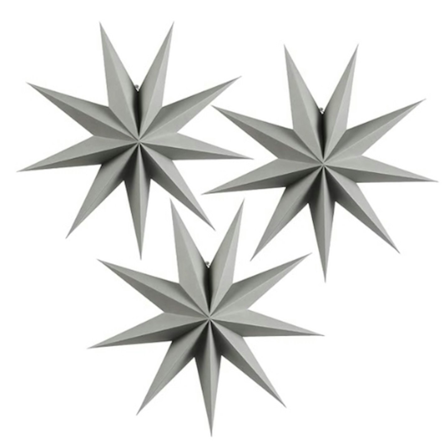 EASY JOY 9-Pointed Paper Star 3D Hanging Christmas Star Decorations