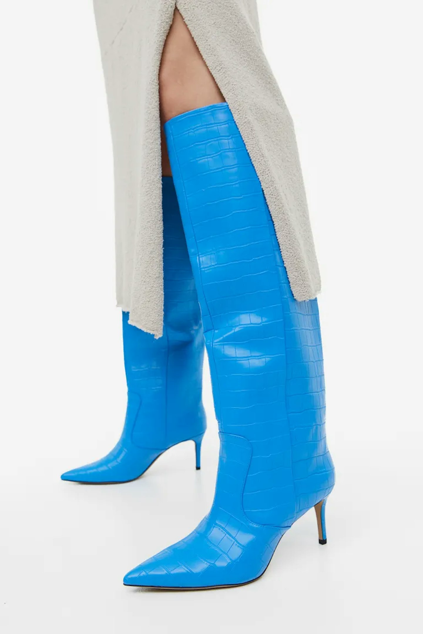 H&M Knee-high heeled boots
