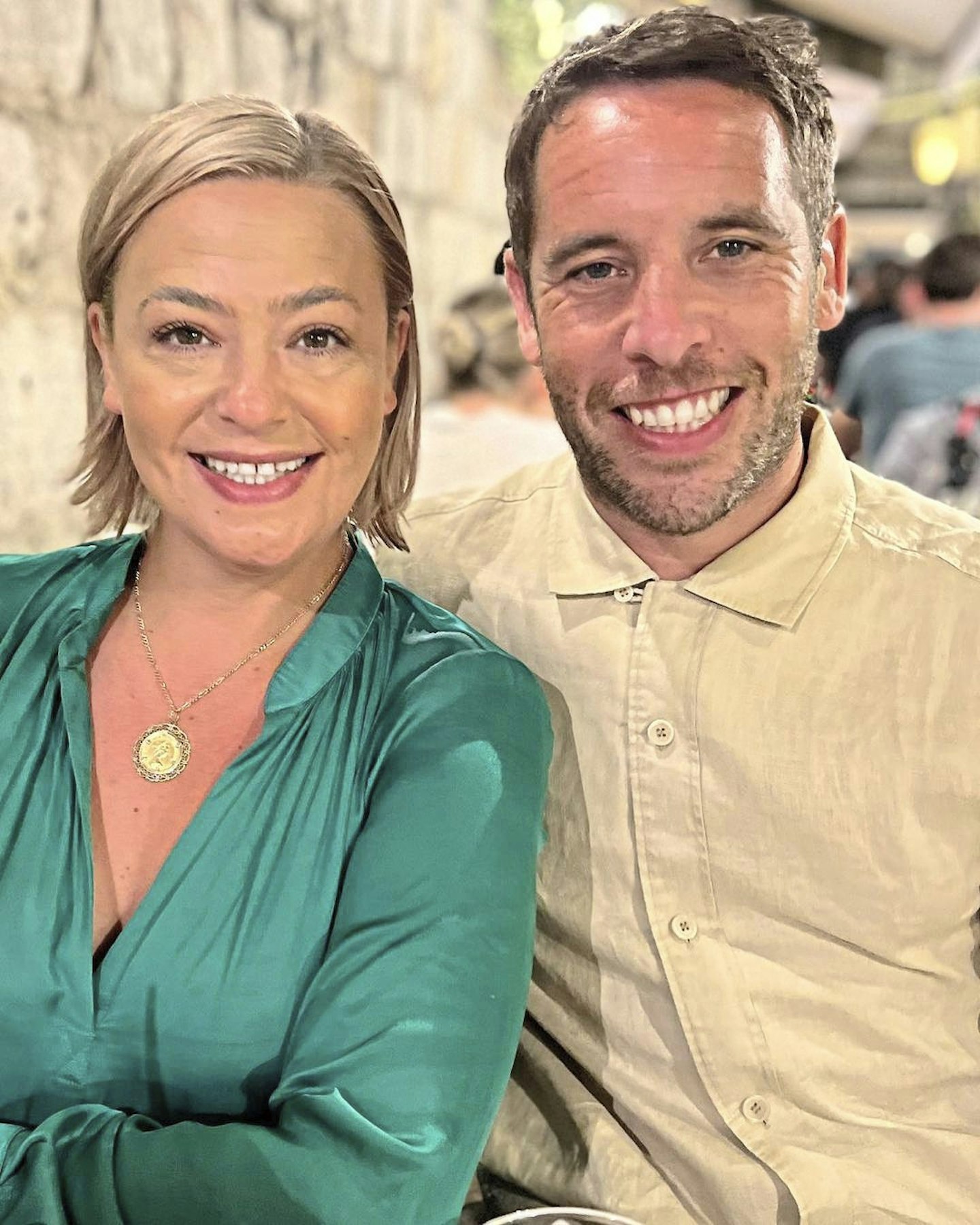 Lisa Armstrong and James Green