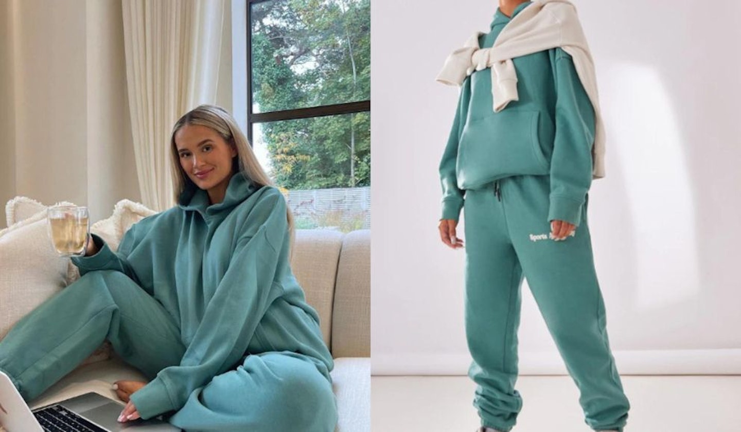 Molly-Mae's Teal Tracksuit