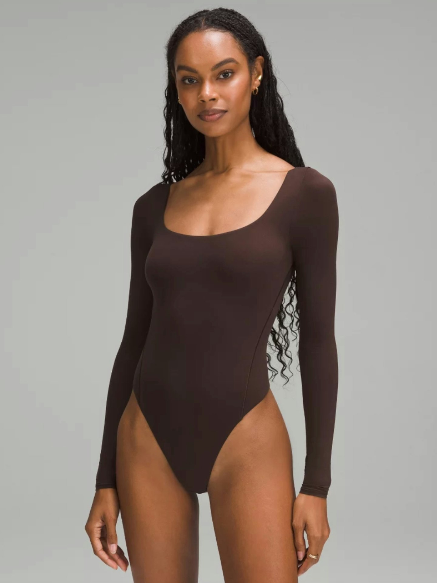 lululemon Wundermost Ultra-Soft Nulu Square-Neck Long-Sleeve Bodysuit