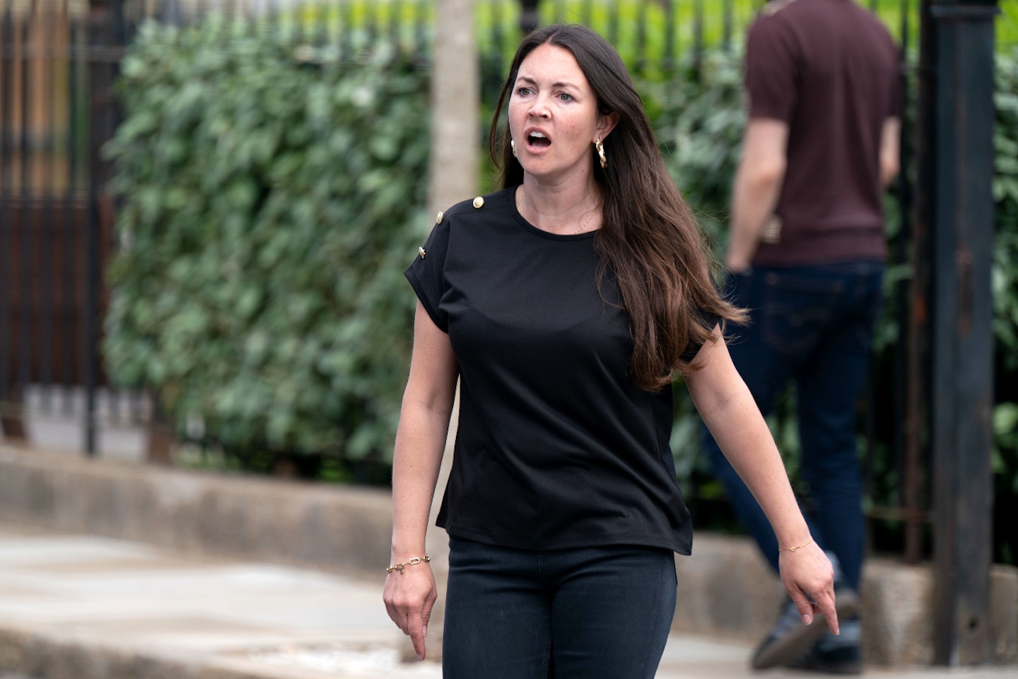 Lacey Turner as Stacey Slater on EastEnders