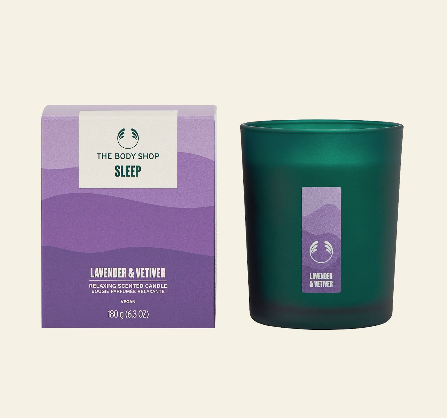 Sleep Lavender And Vetiver Relaxing Scented Candle