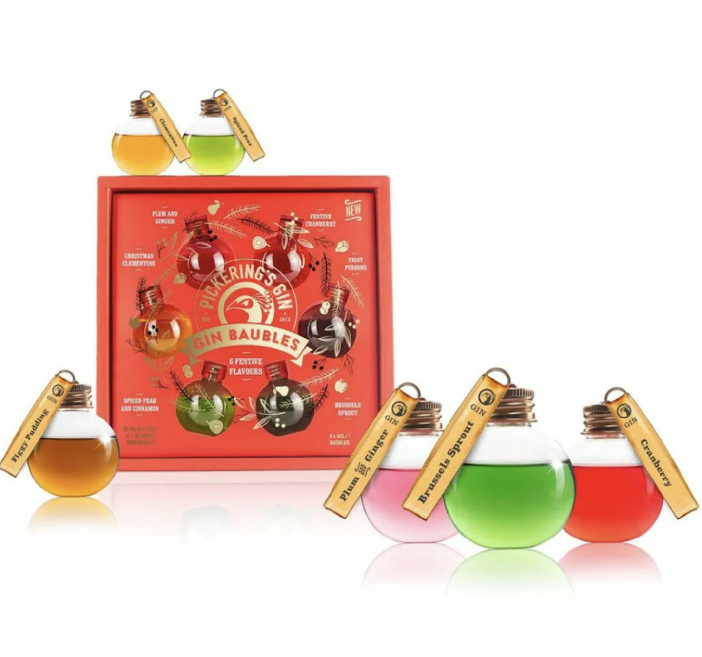 Pickering’s Festively Flavoured Gin Baubles