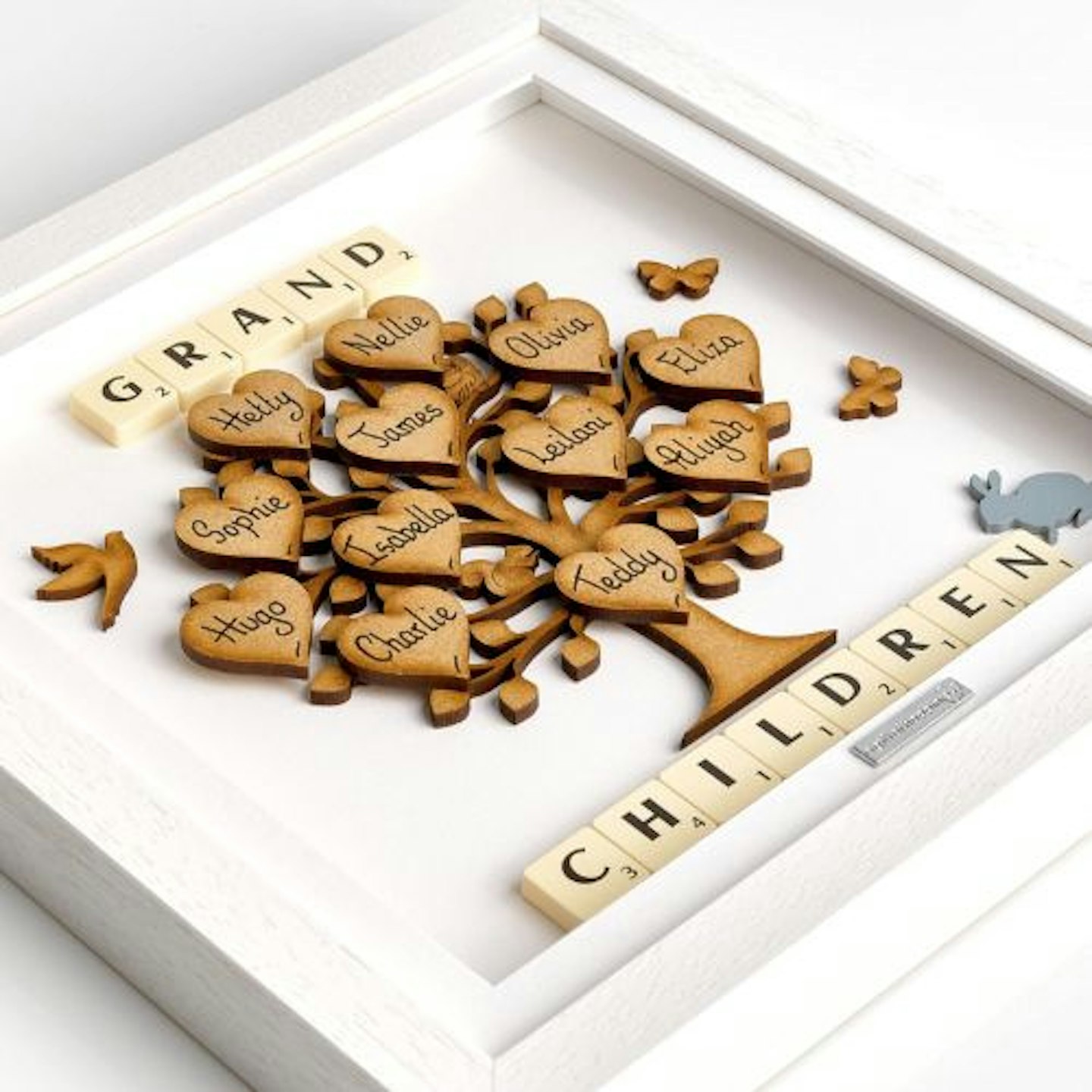 Family Tree Personalised Grandchildren frame