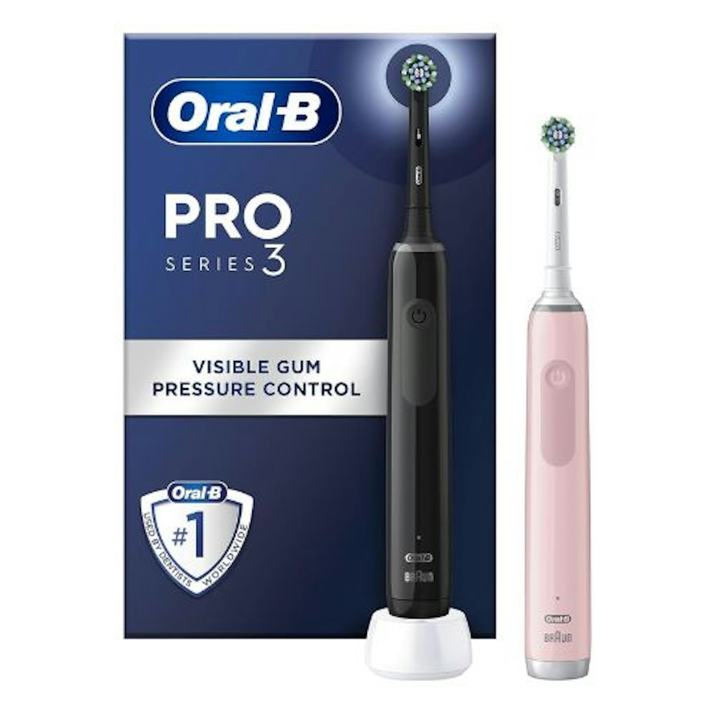 Oral-B Pro 3 Electric Toothbrushes x 2
