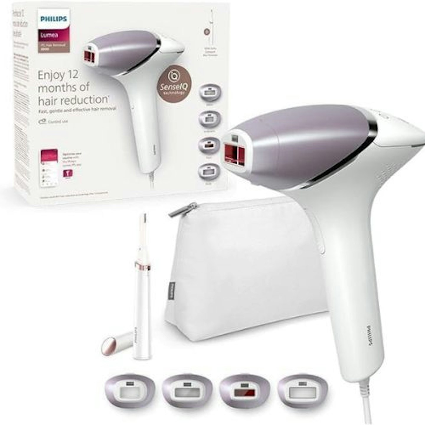 PHILIPS BR1949/BR1947 Lumea Prestige IPL Hair Removal Device with SmartSkin Sensor