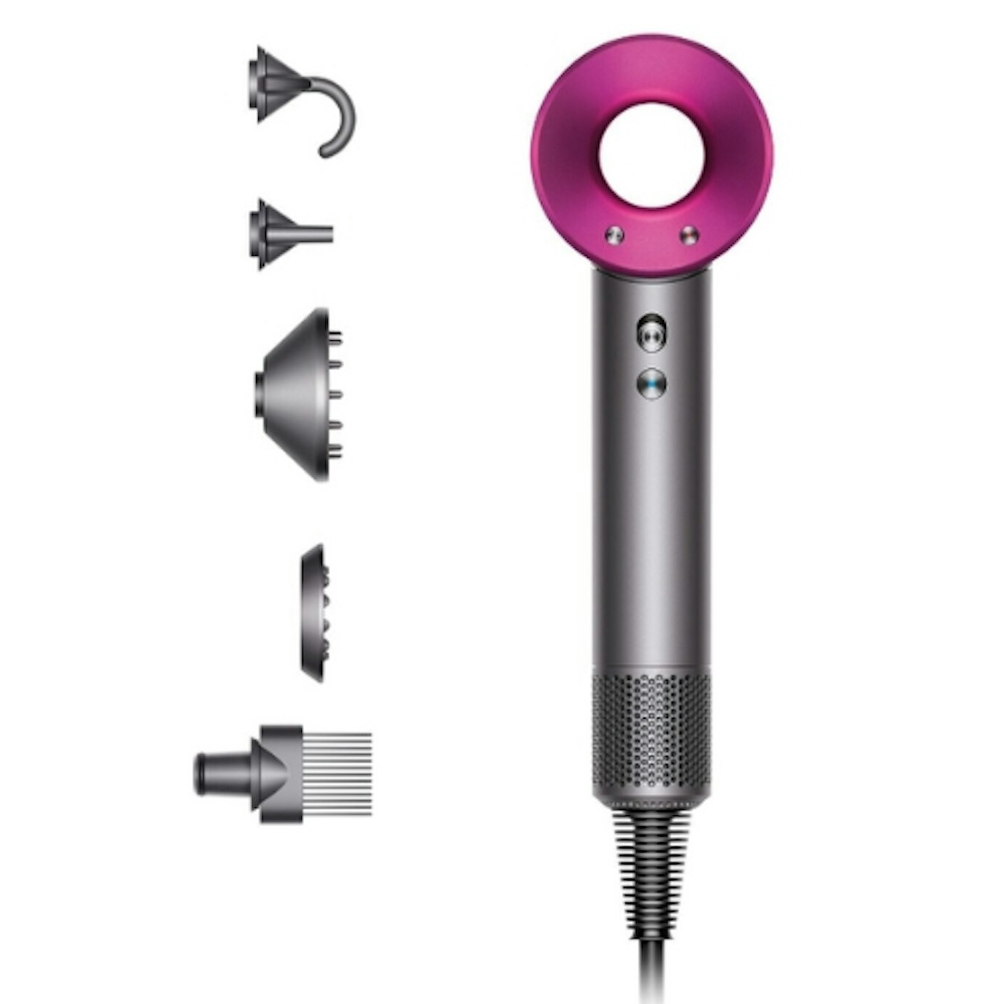 Dyson Supersonic Hair Dryer (Iron/Fuchsia) - Refurbished