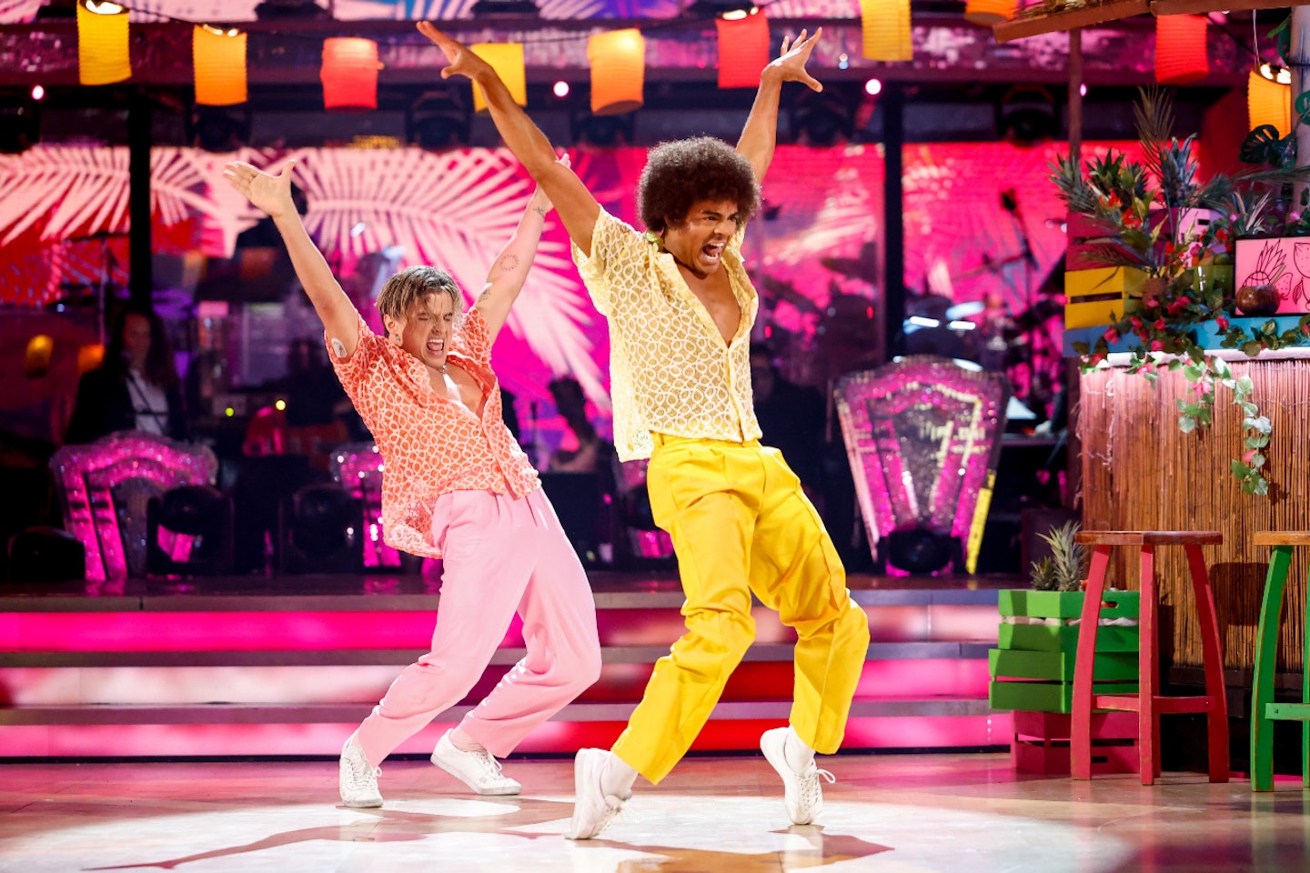 Nikita Kuzmin and Layton Williams performing on Strictly