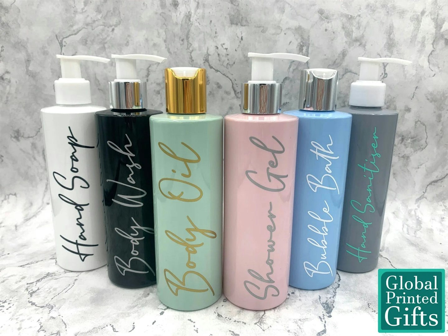 Mrs Hinch Style Vinyl Wording Pump Bottles