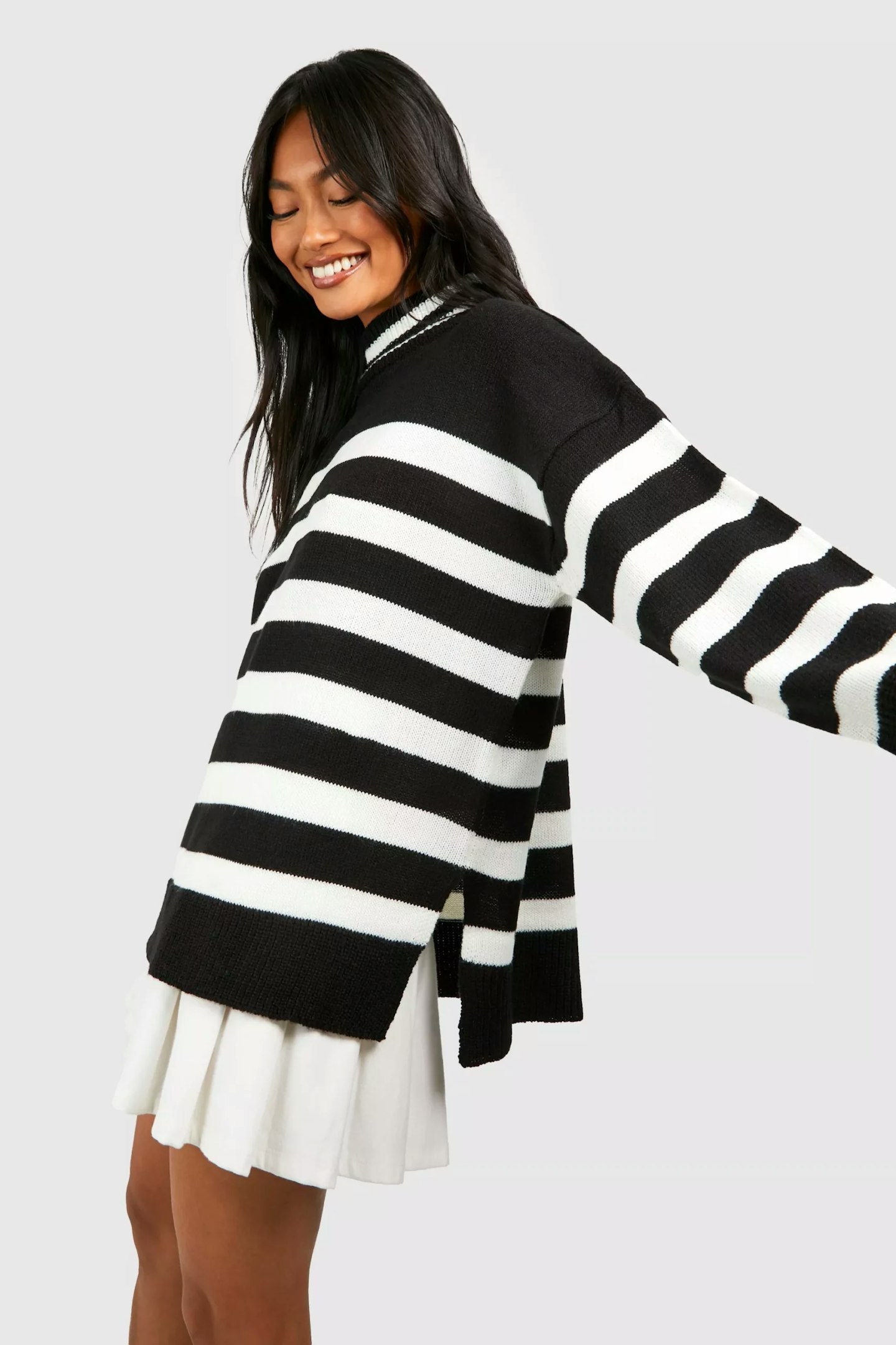 Boohoo Stripe Jumper