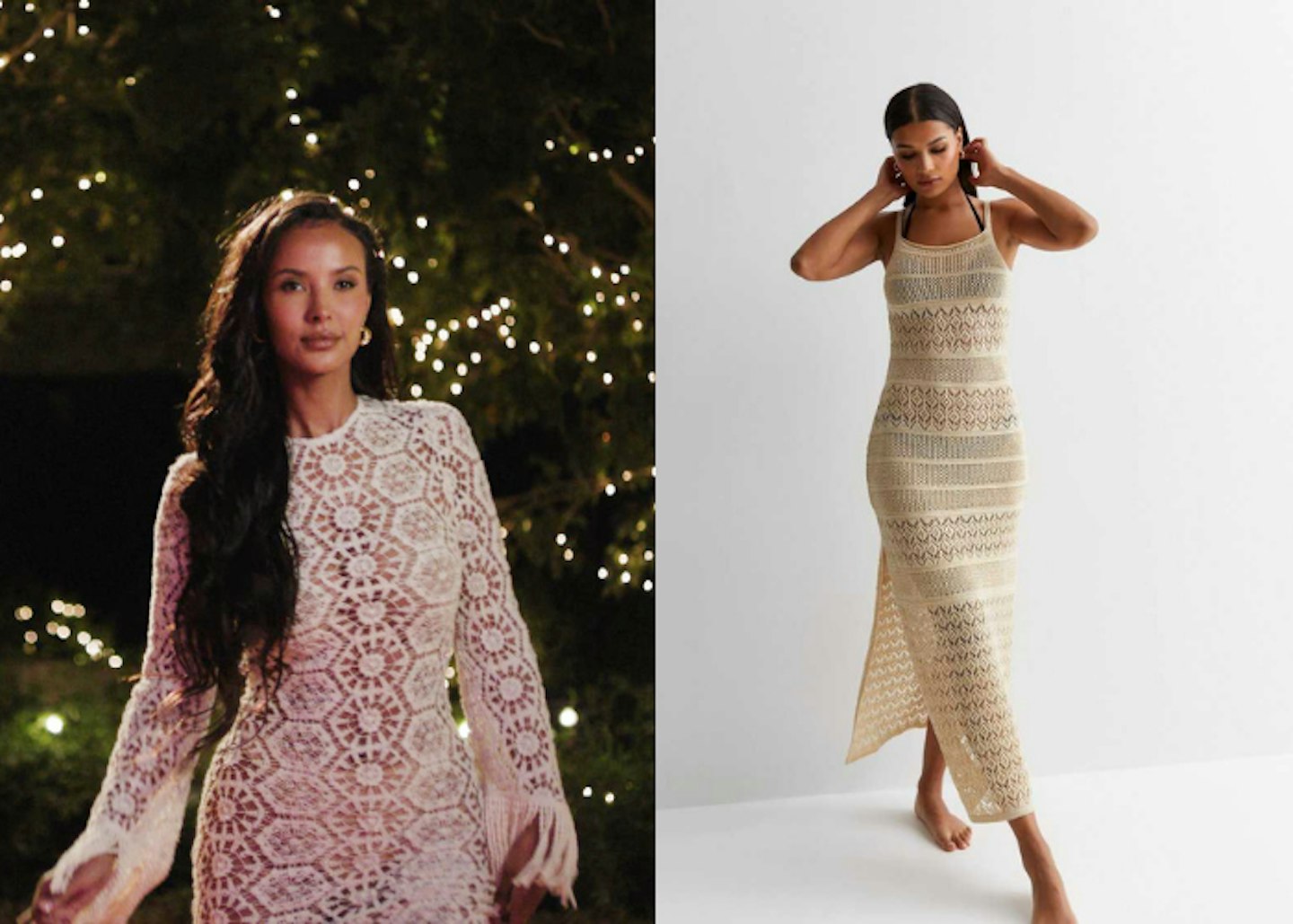 Maya Jama's Crochet Dress
