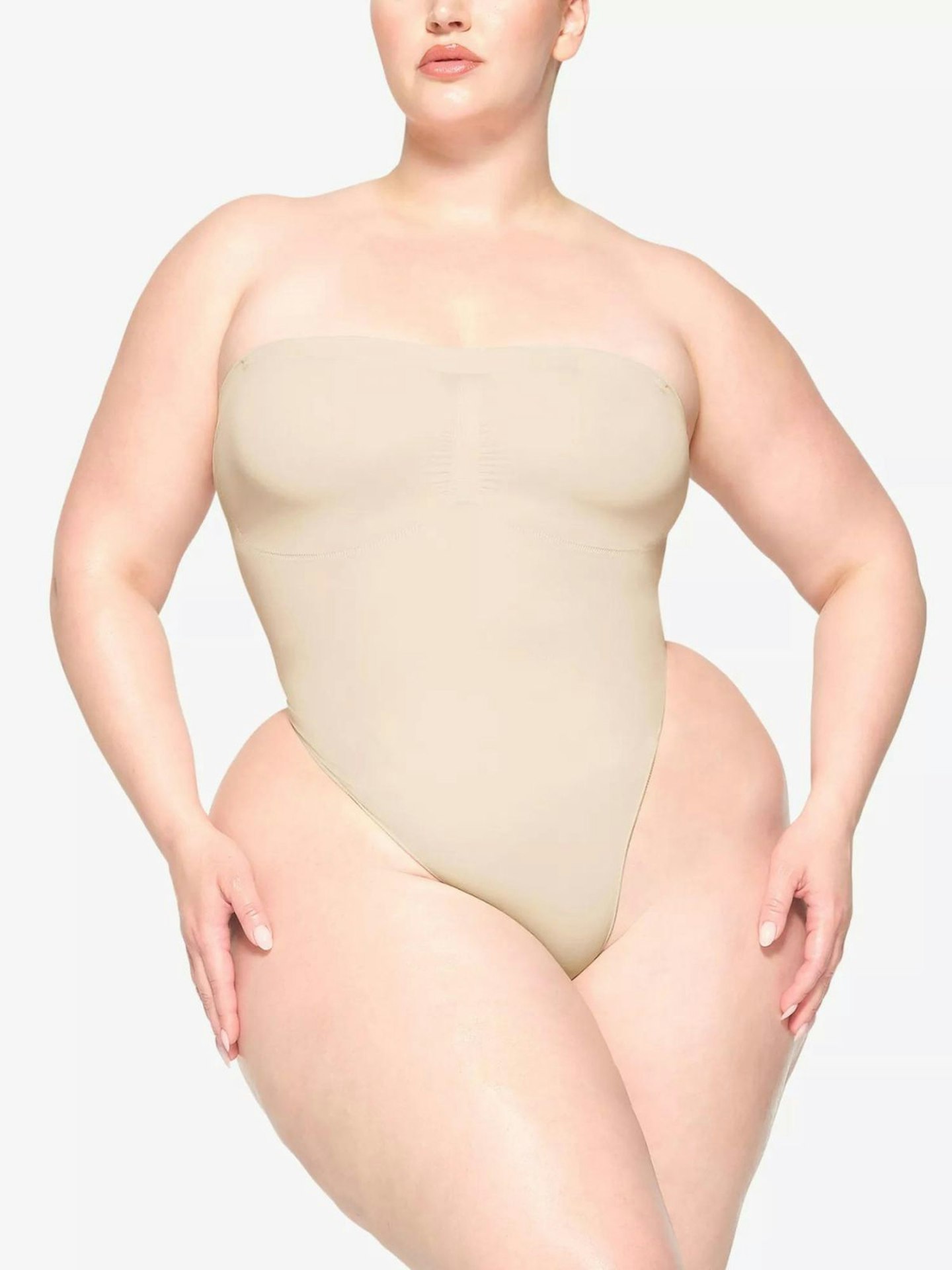 Plunge Pull In Body Shaping Bodysuit