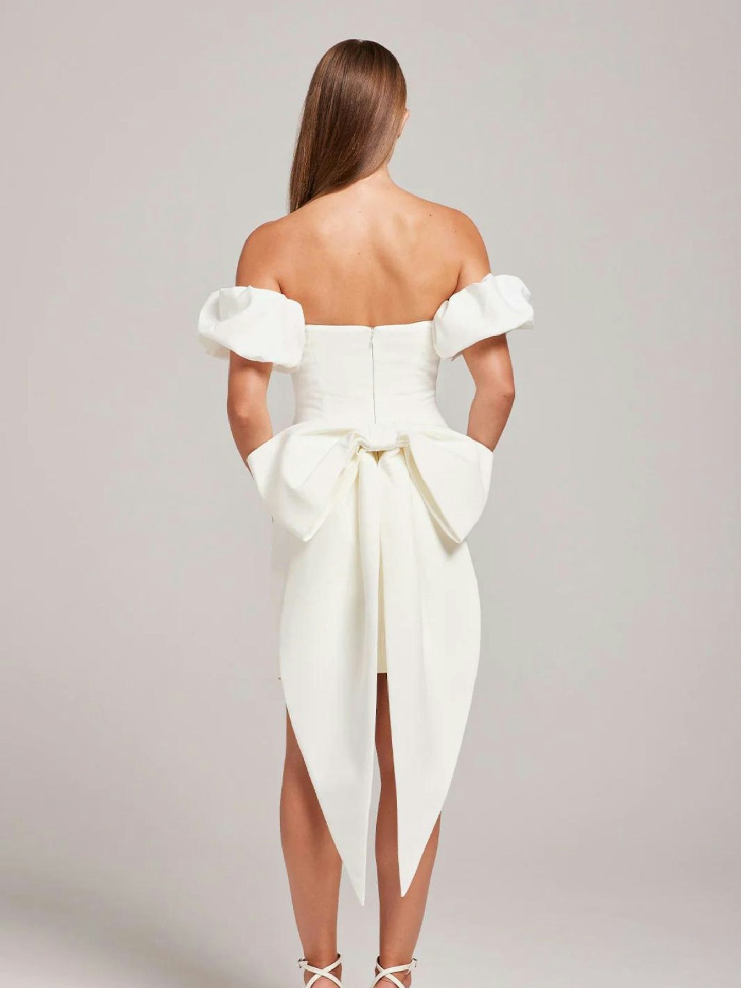 Nadine Merabi Emiliee White Dress