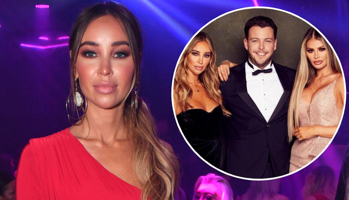 Lauren Pope, James 'Diags' Bennewith and Chloe Sims
