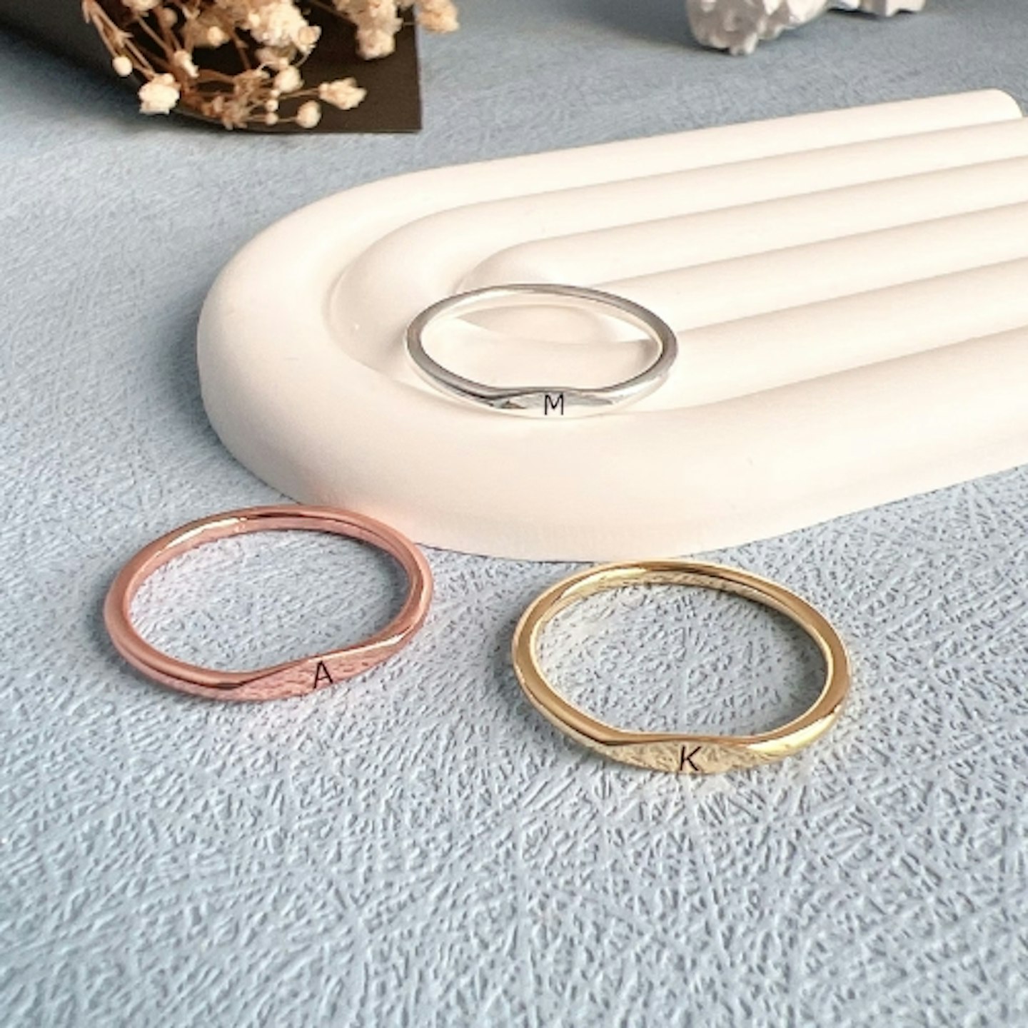 Personalised Stacking Ring